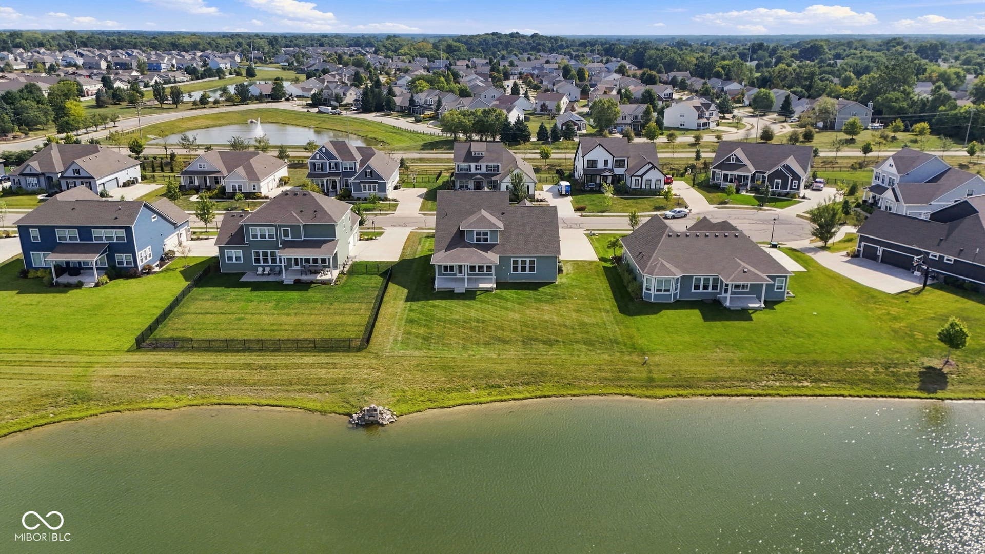 View of home from the pond