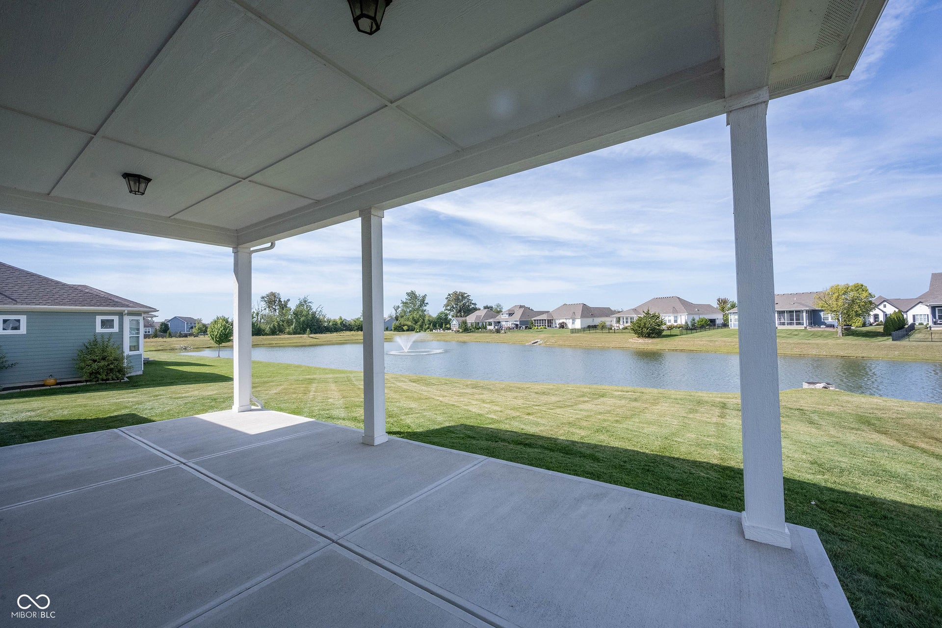 Same photo of the covered back lanai without staging.