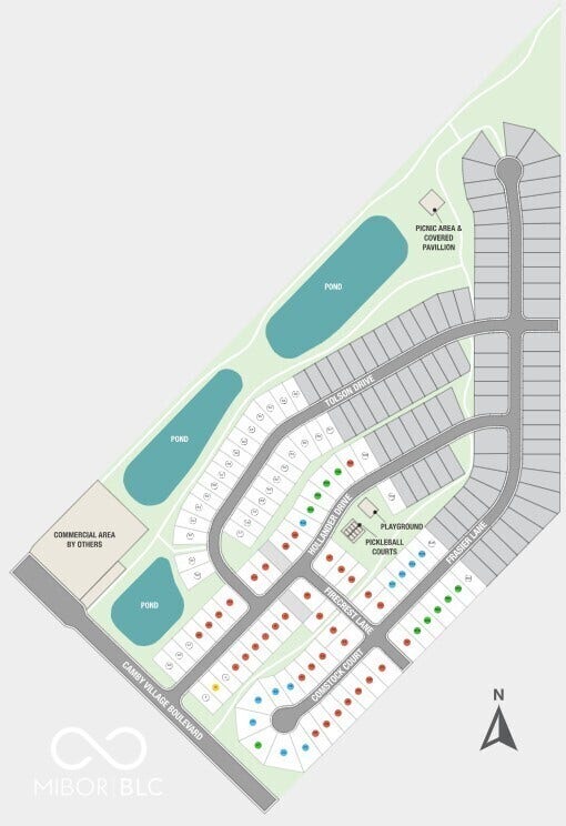 Oberlin at Camby Village Community Sitemap