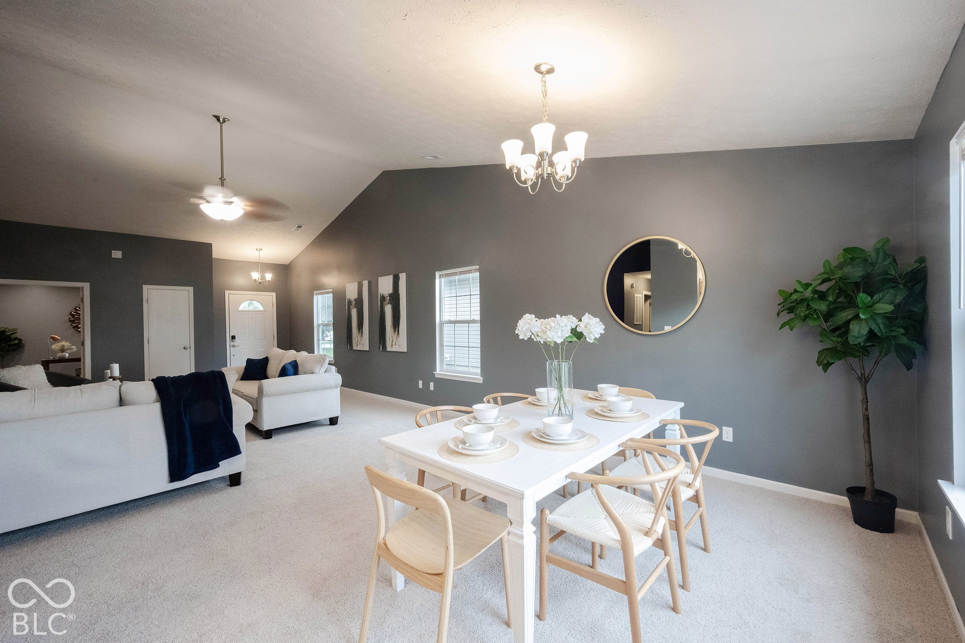 The openness of this floor plan is perfect for both hosting and everyday life!