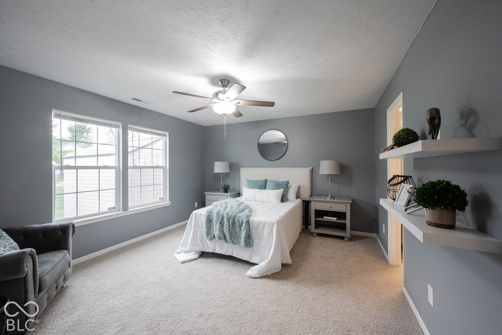 The primary suite is large and elegant; the perfect owner's oasis!