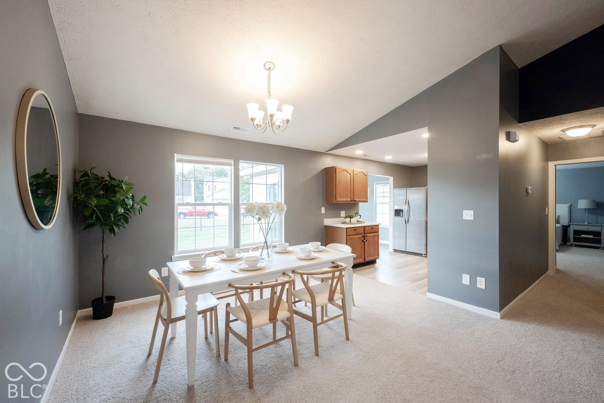 Plenty of natural light floods this space!