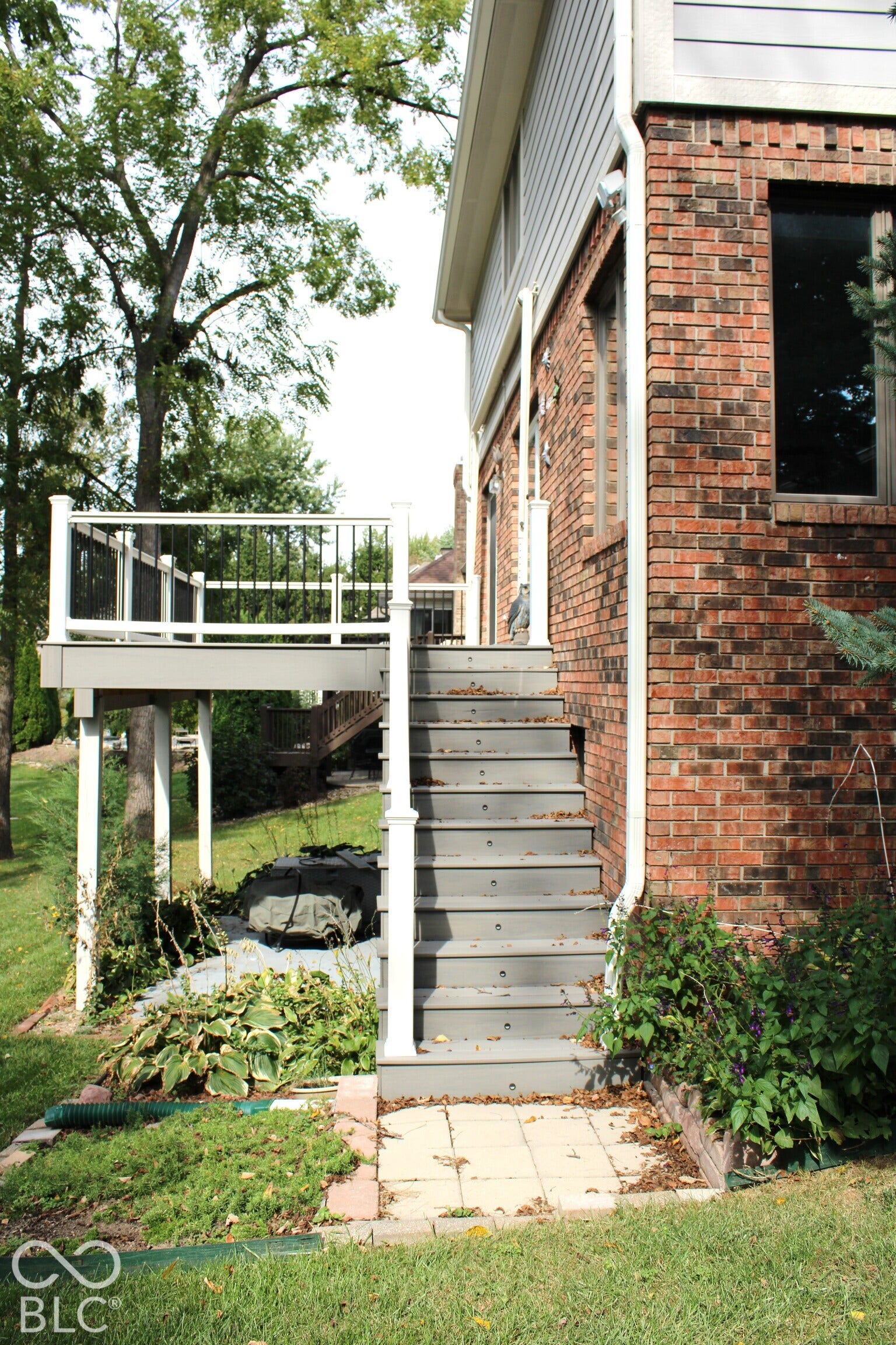 Nice Trex Stairway to Patio and Yard