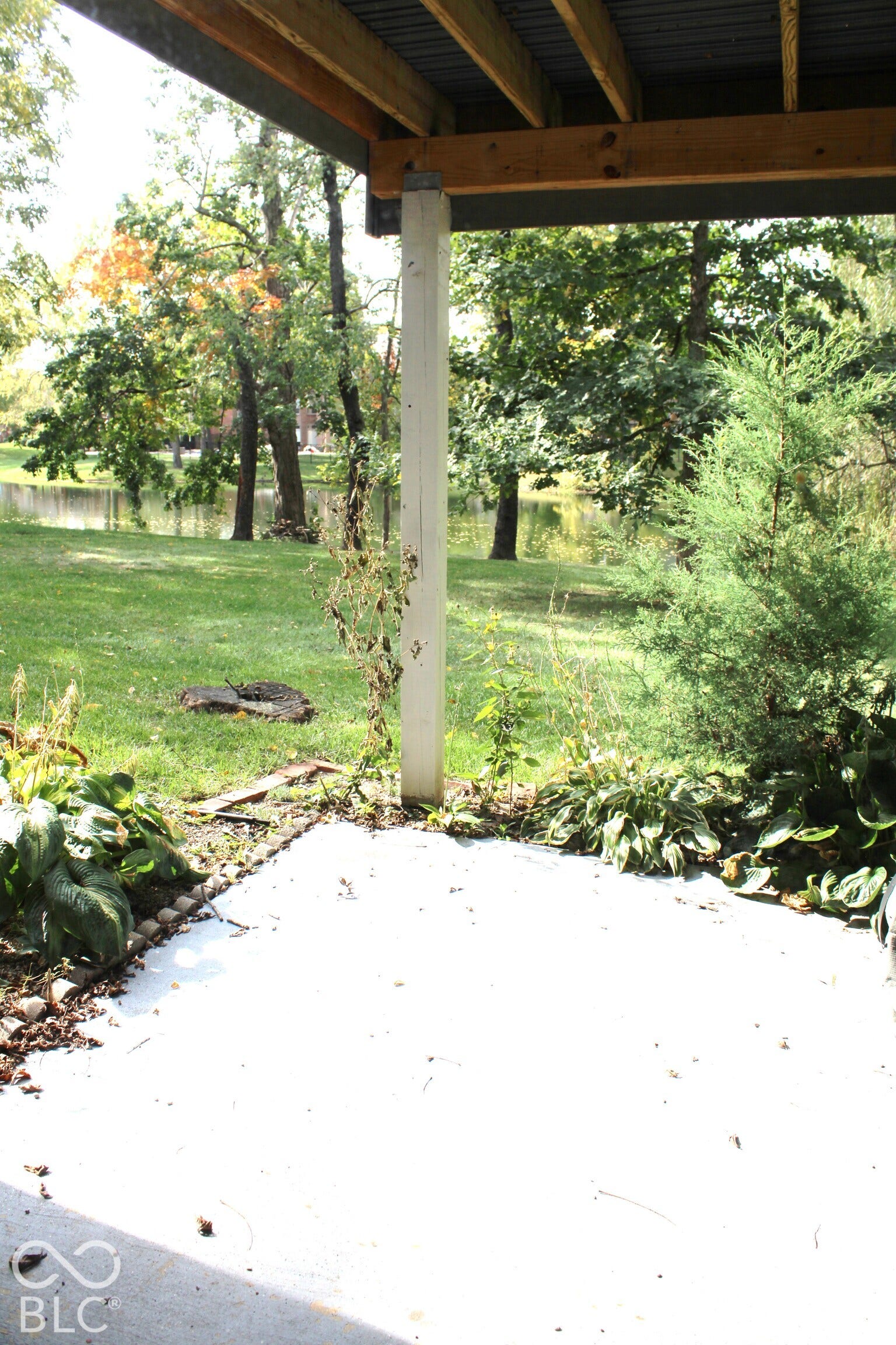 Basement has A Walk Out Patio Area Under Above Deck