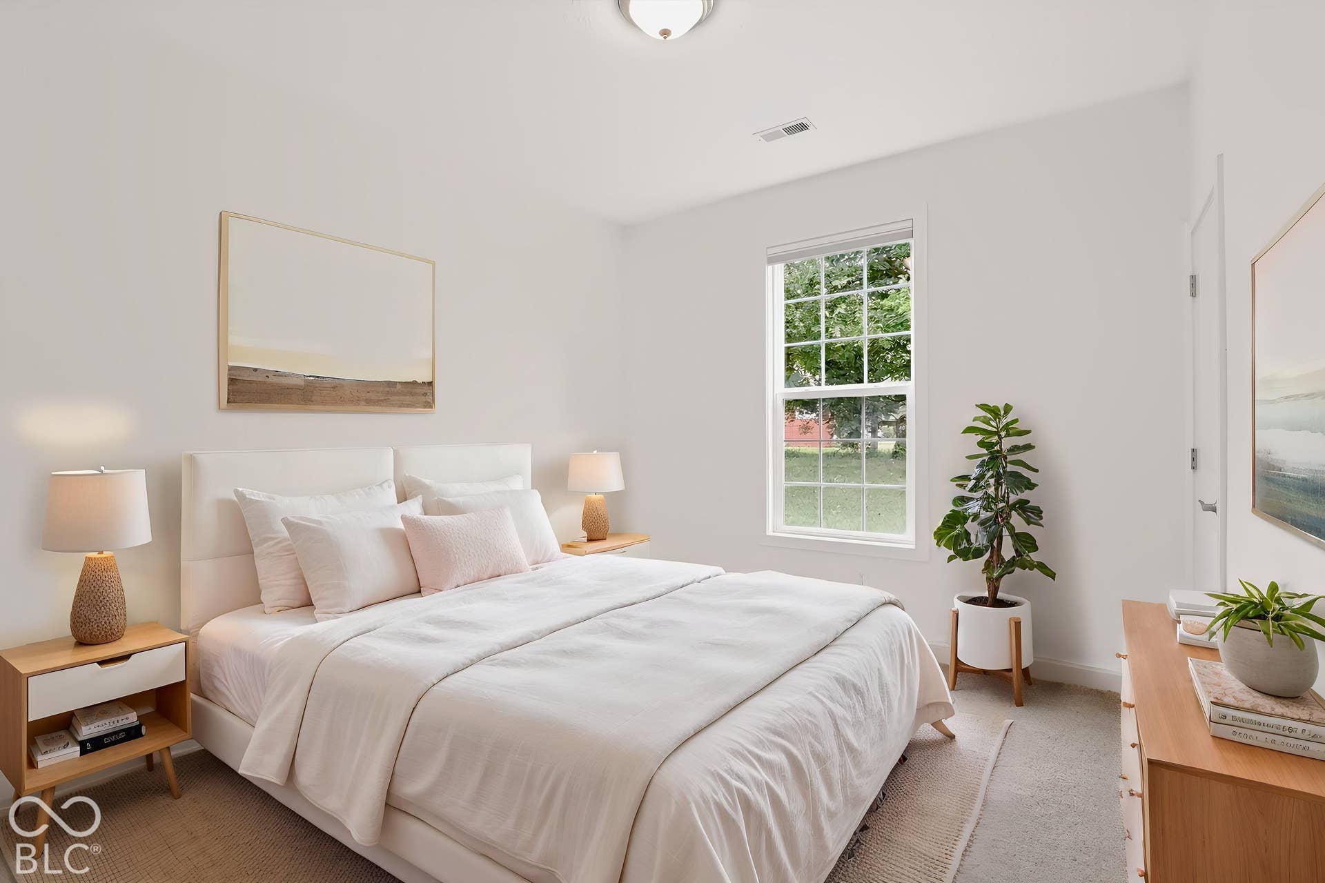 6520 Coughlan Drive, Indianapolis, IN 46278 Bright room with a single window, overhead lighting, and neutral wall tones