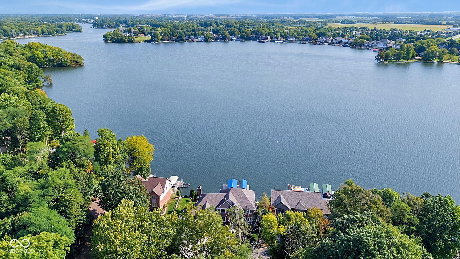 View from home towards northern portion of Morse Reservoir.
