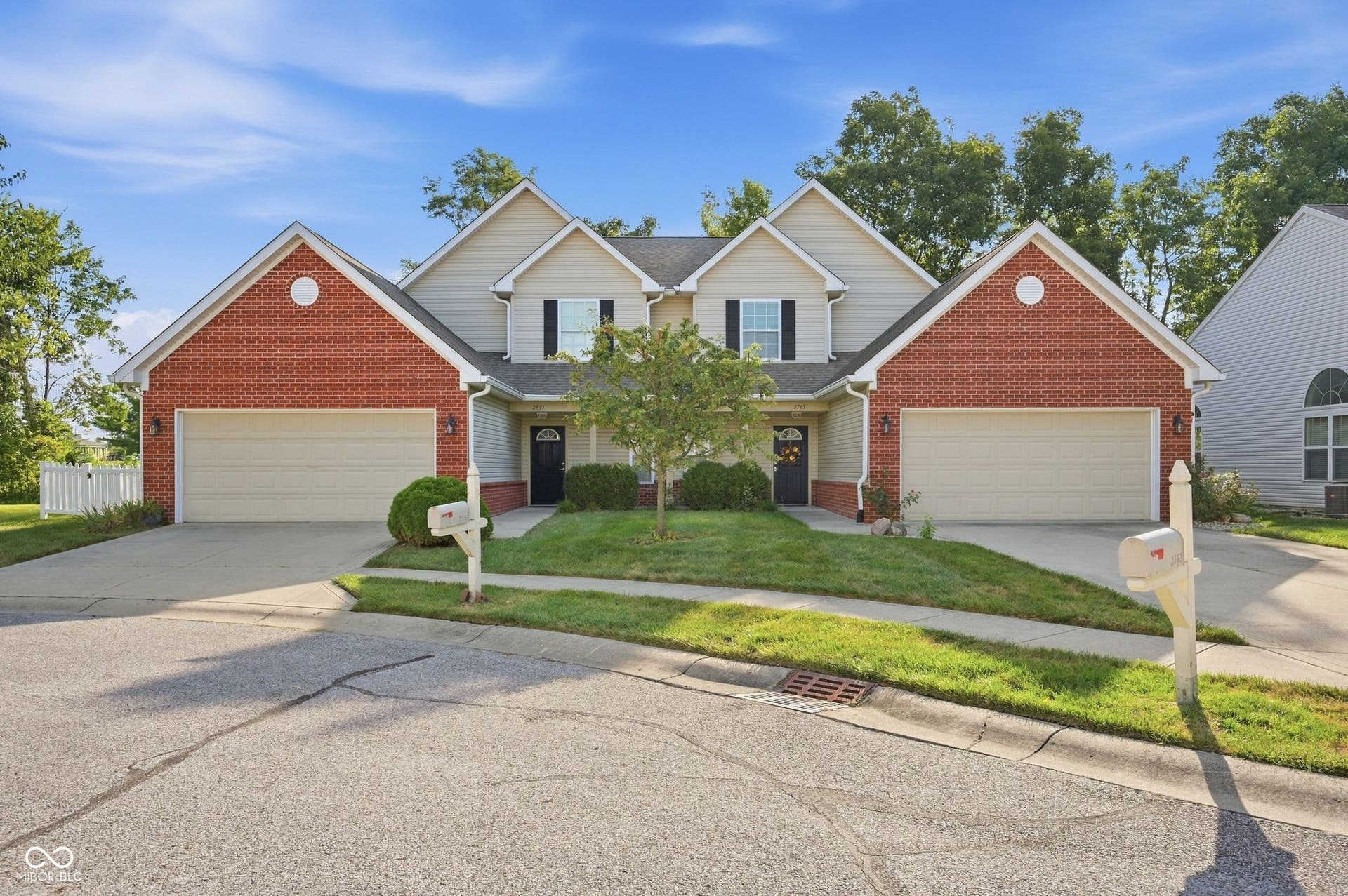 2743 Rylee Court, Greenwood, IN 46143 Larger driveway than others in the cul-de-sac