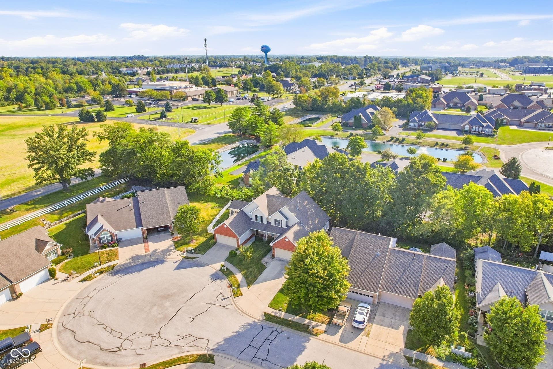 2743 Rylee Court, Greenwood, IN 46143 Aerial View