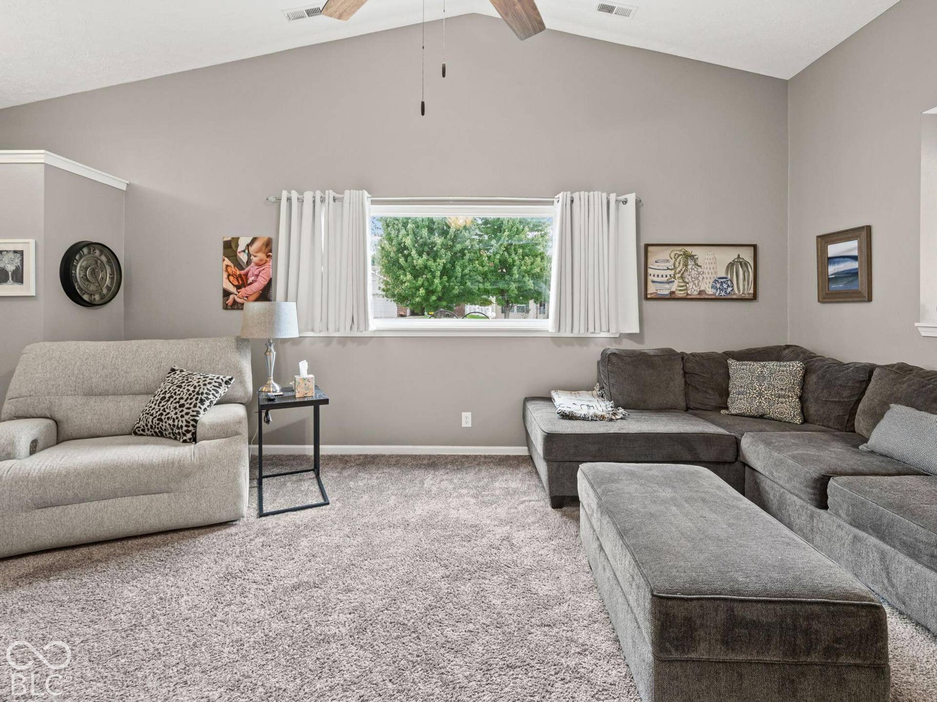 Large window offers lots of natural lighting!