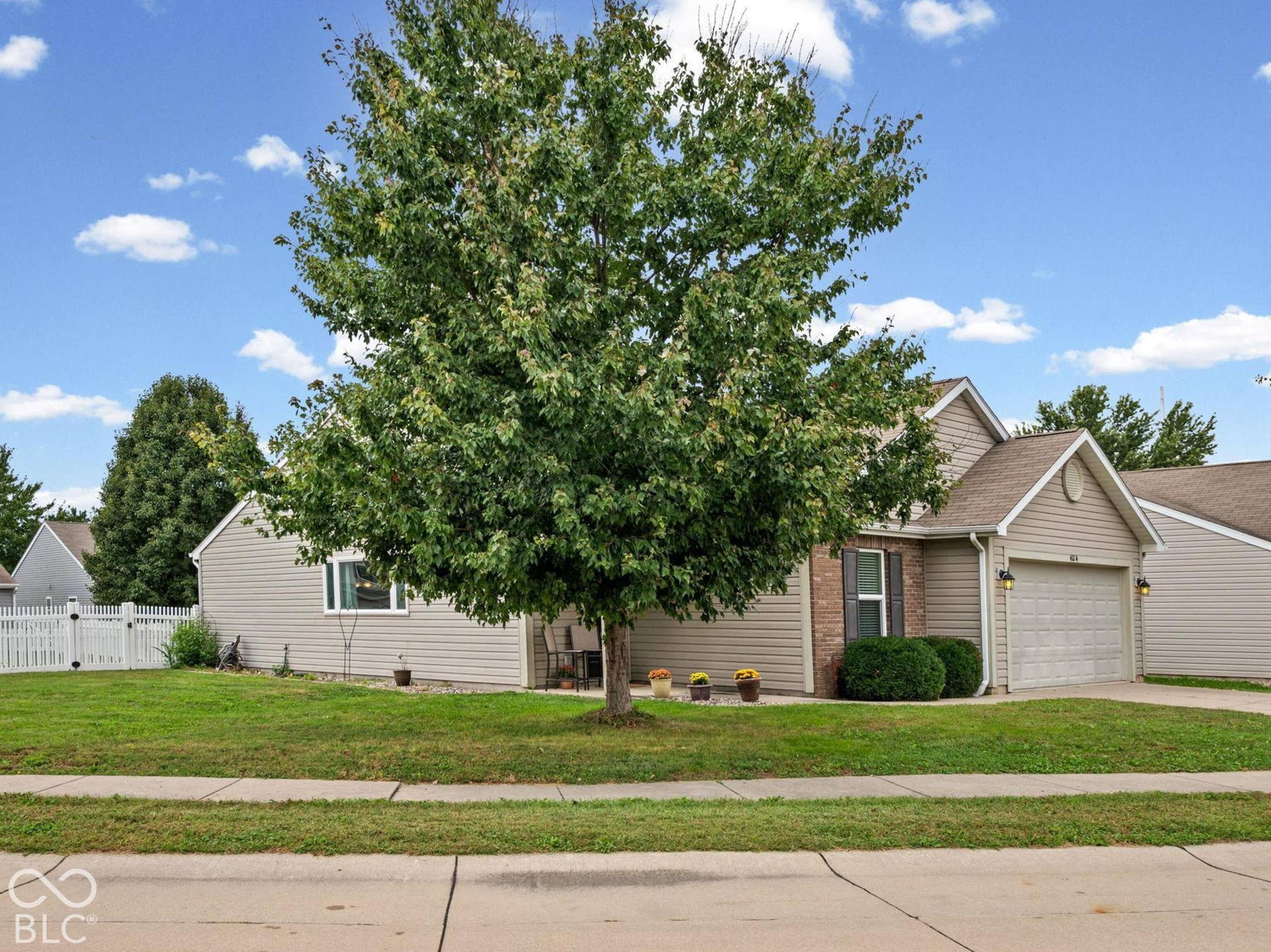 The house is on a corner lot, so no neighbor on one side!