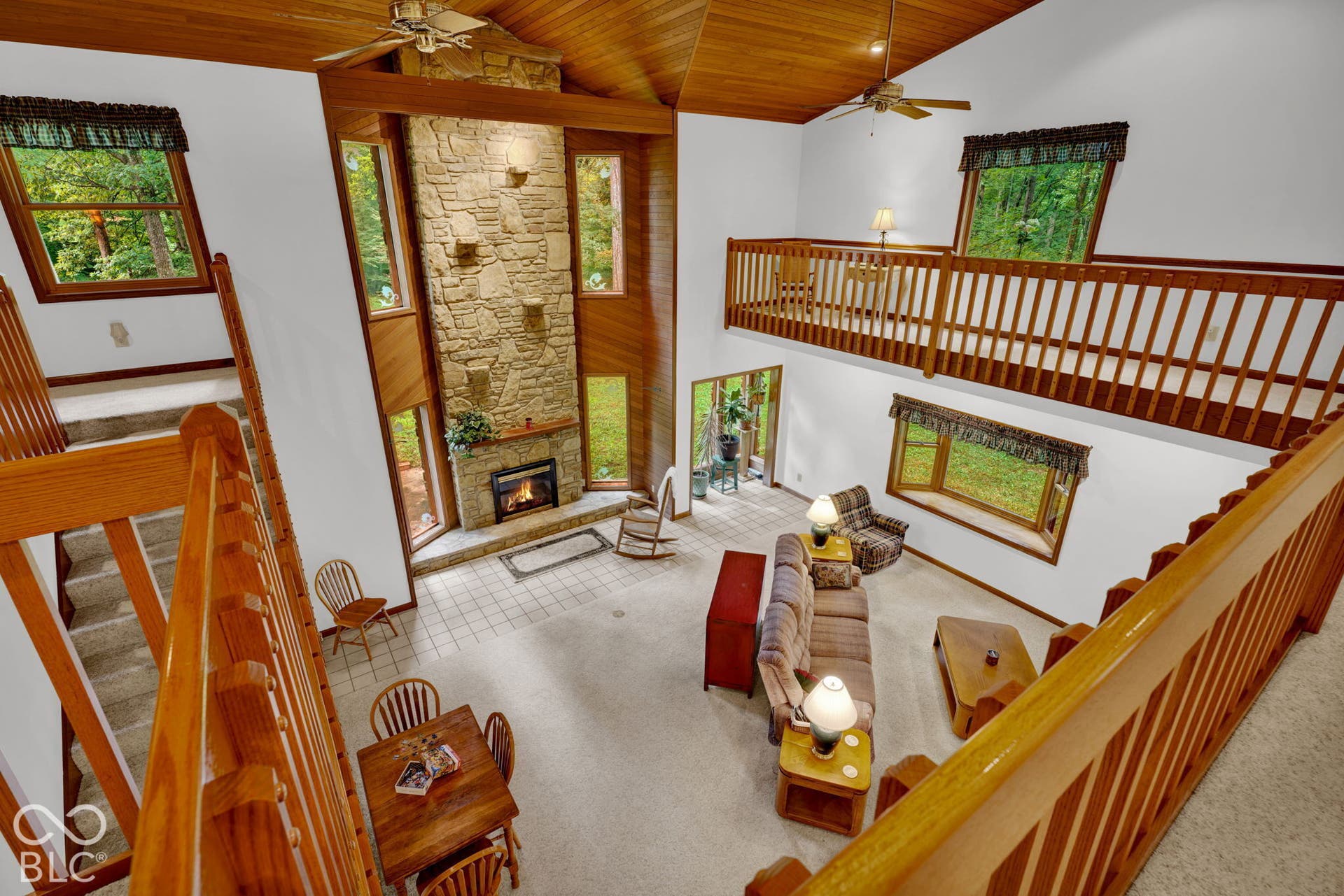 Virtually Altered - Fire virtually added to fireplace