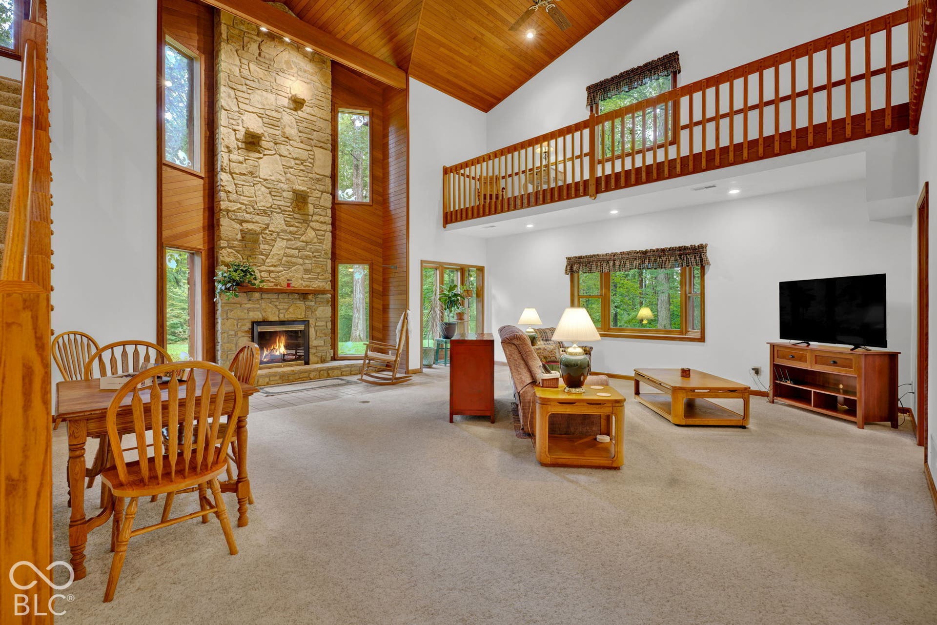 Virtually Altered - Fire virtually added to fireplace