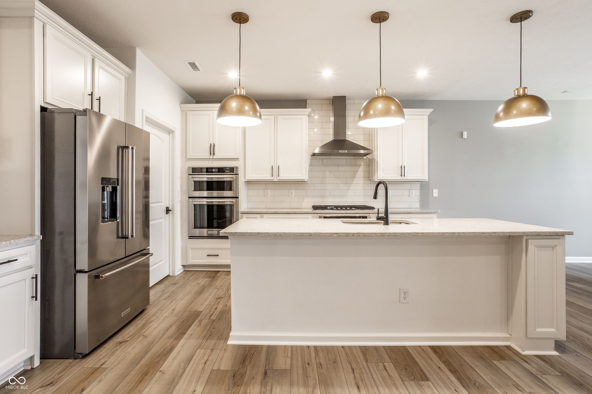 A dream kitchen with stainless steel appliances