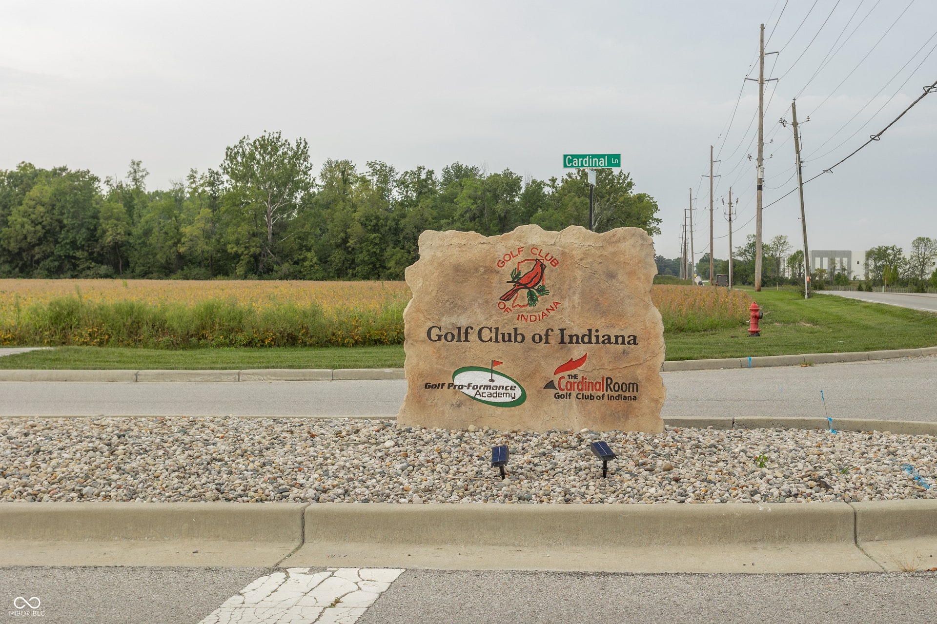 Home is in the Golf Club of Indiana neighborhood