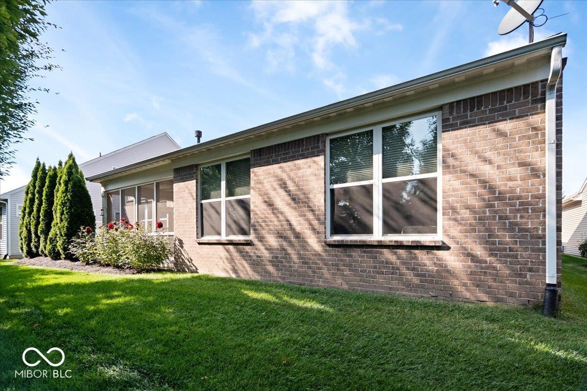 Another upgrade is brick around the whole home