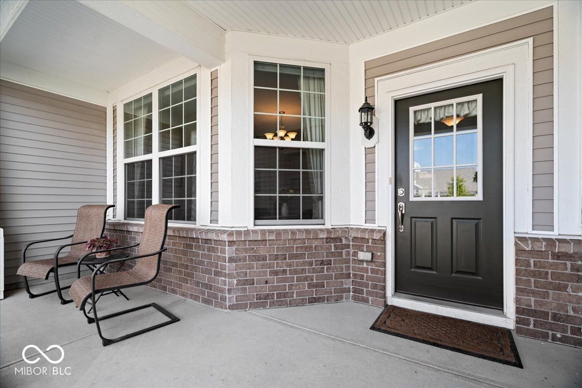 Enjoy your morning coffee on the large front porch!