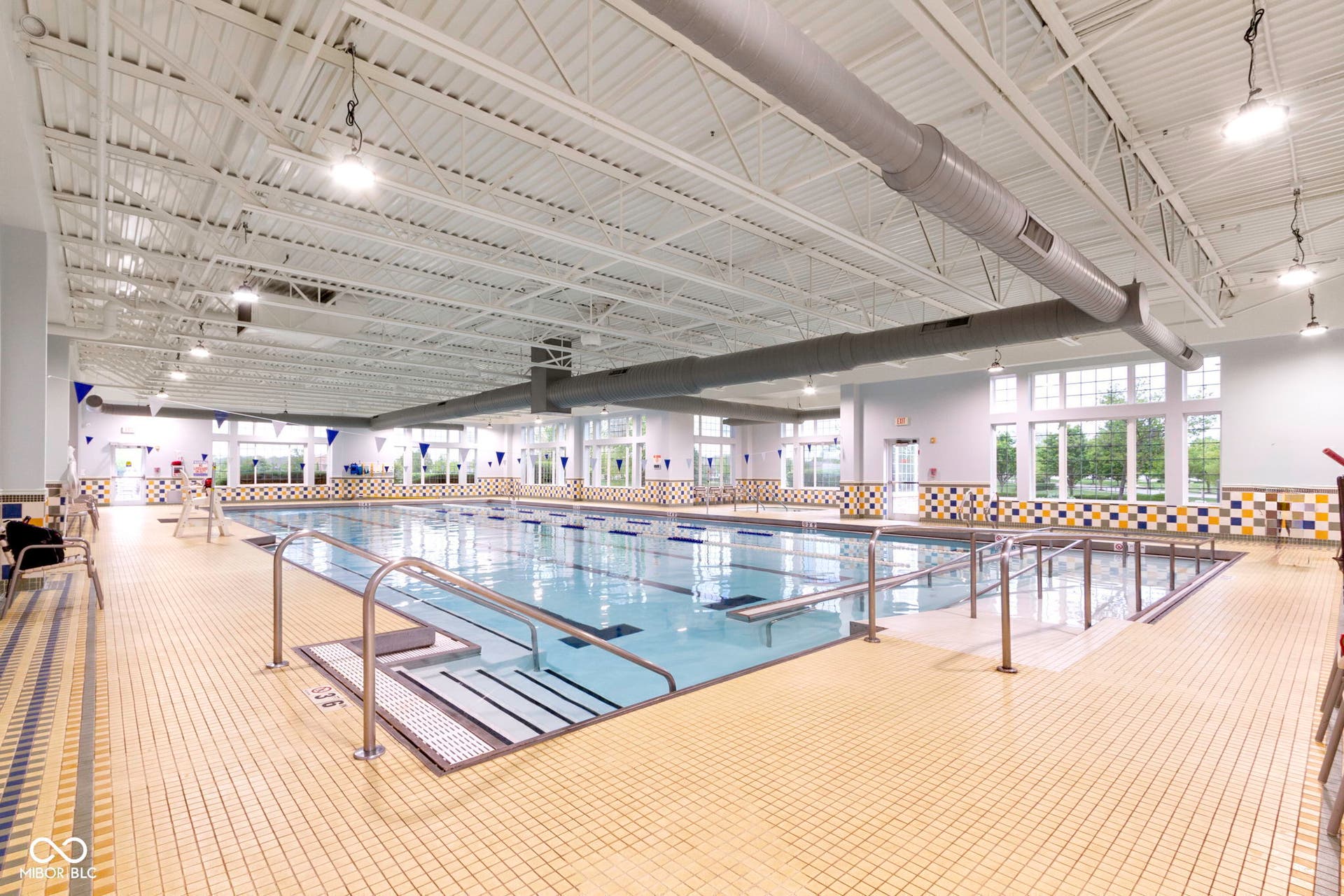 The indoor pool, plus there is an outside pool which is open in the summer months