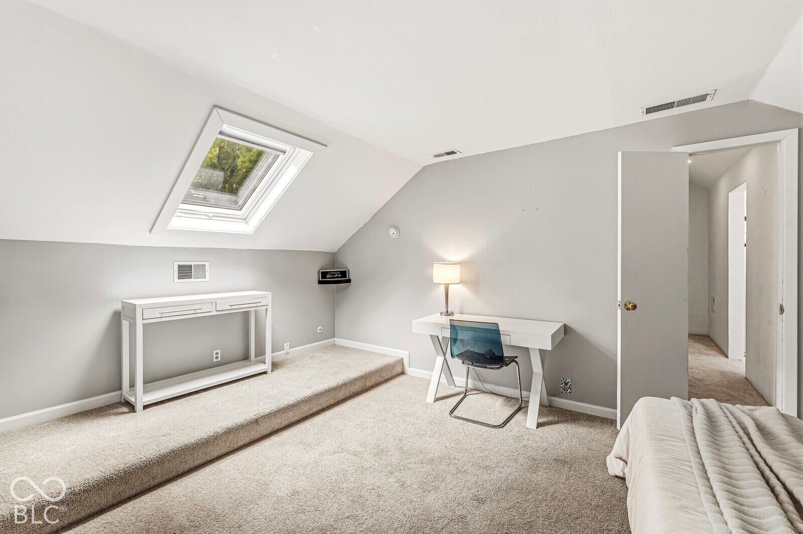 7622 Silverpine Court, Indianapolis, IN 46250 4th bedroom suite. The perfect hideaway with a full bath, walk-in closet and hangout space.