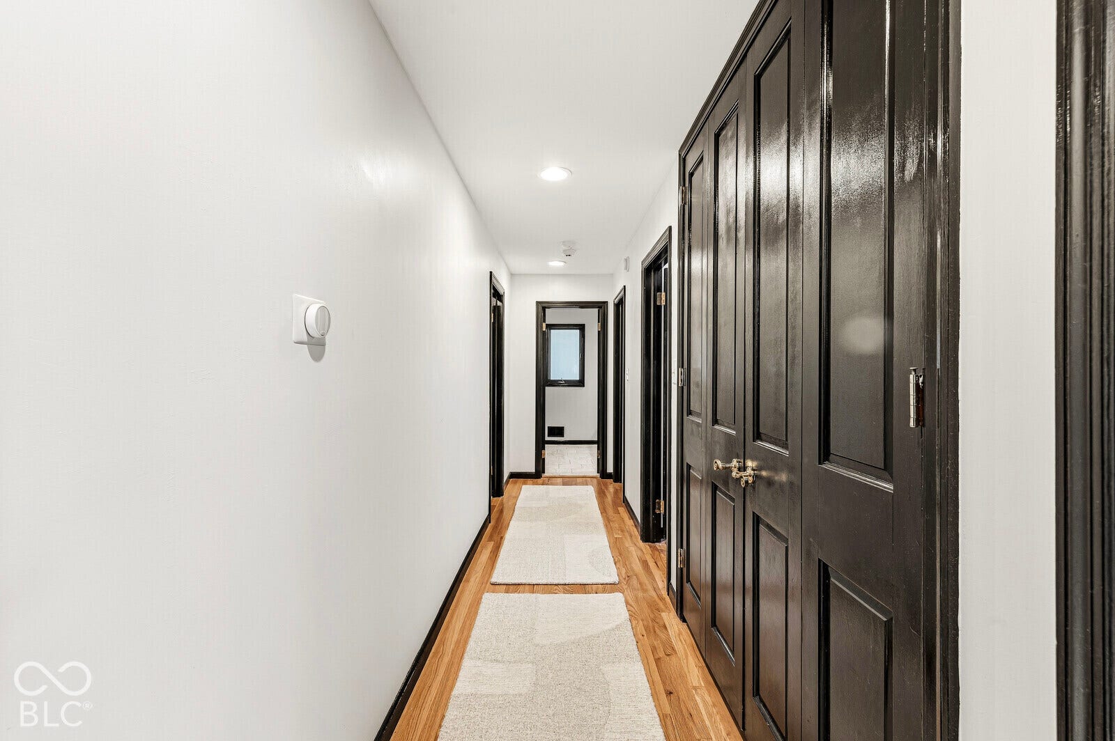 7622 Silverpine Court, Indianapolis, IN 46250 Bedroom wing. Secondary laundry hookups are located in the hall closet.