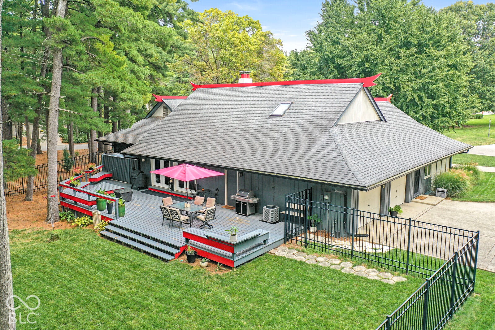 7622 Silverpine Court, Indianapolis, IN 46250 Fully fenced backyard.