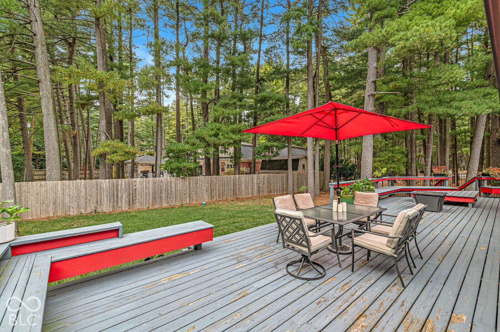 7622 Silverpine Court, Indianapolis, IN 46250 Large expands the length of the house. Backyard is fully fenced.