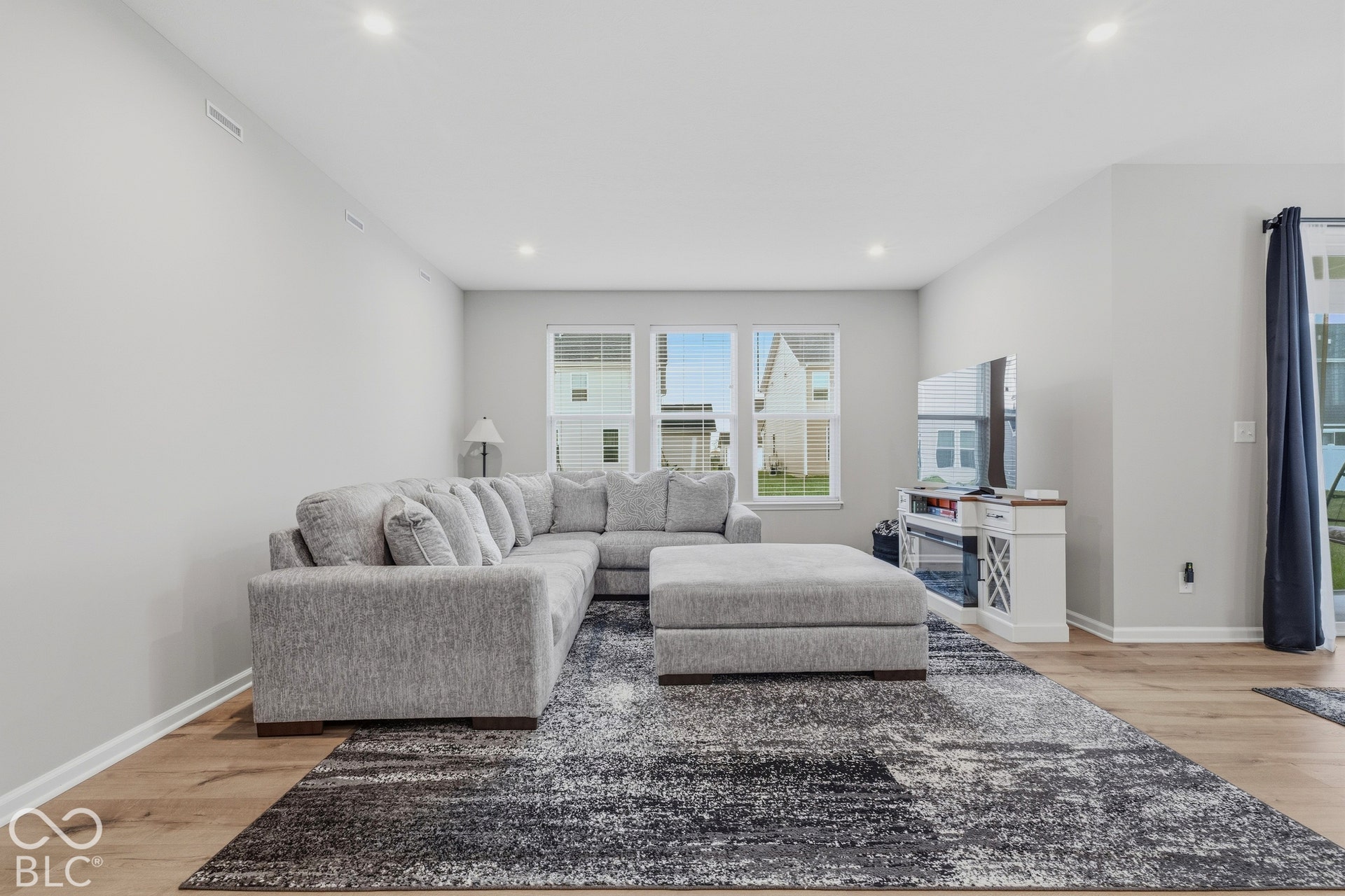 Open-concept living room