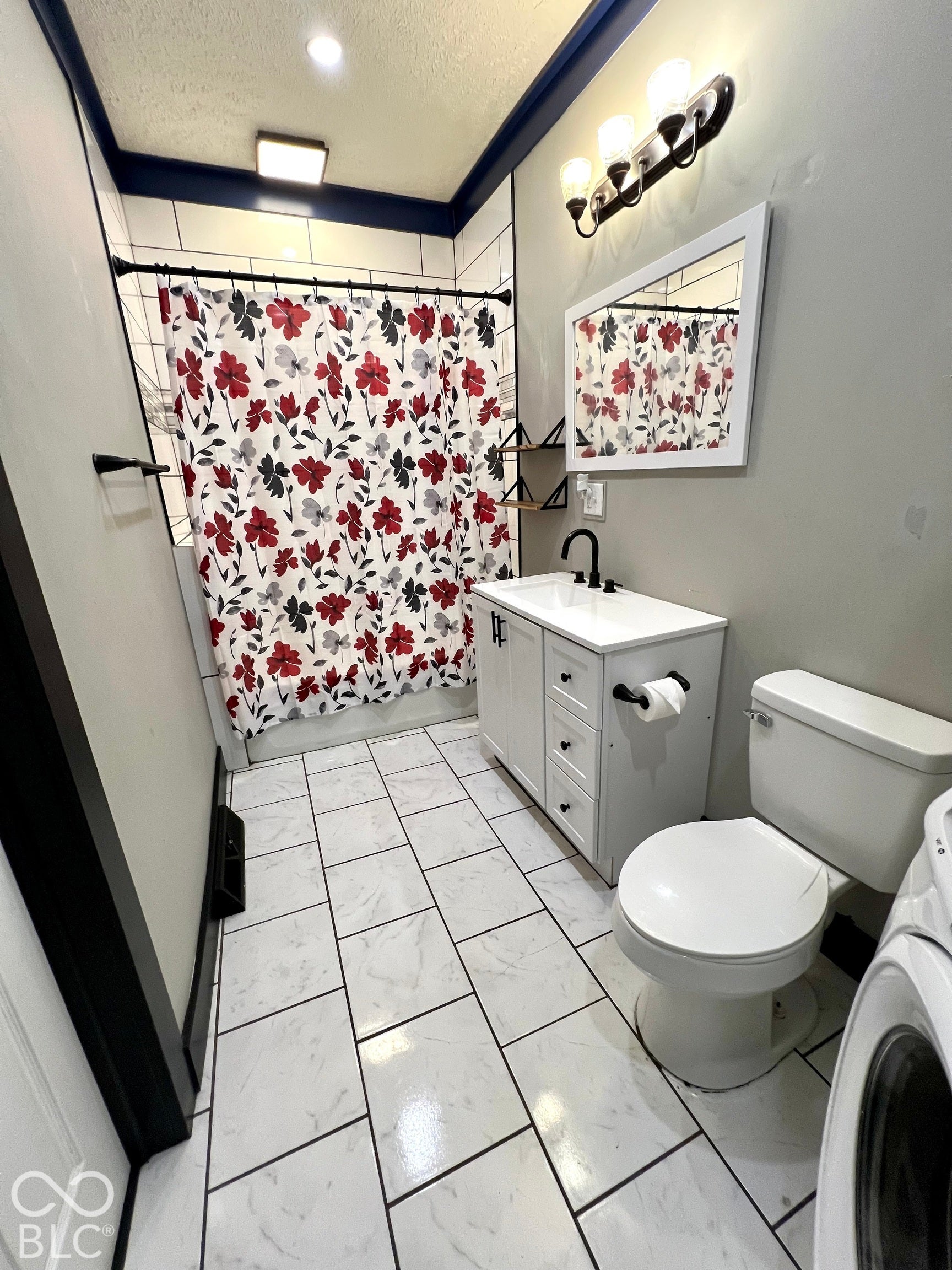 Bathroom with laundry