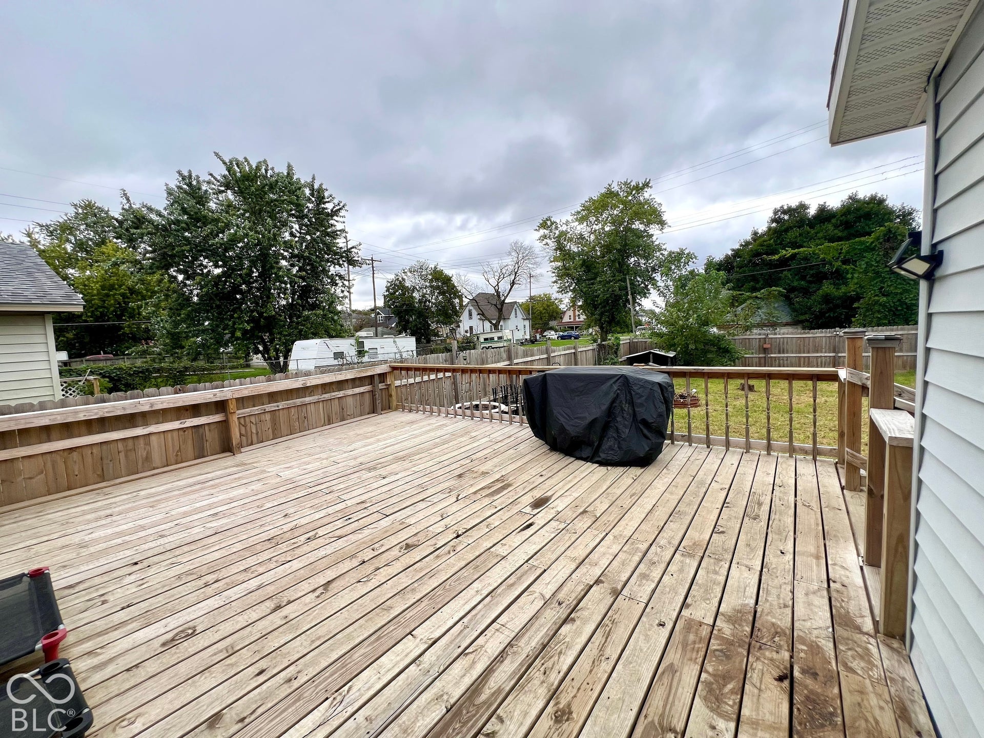 Massive Deck in backyard