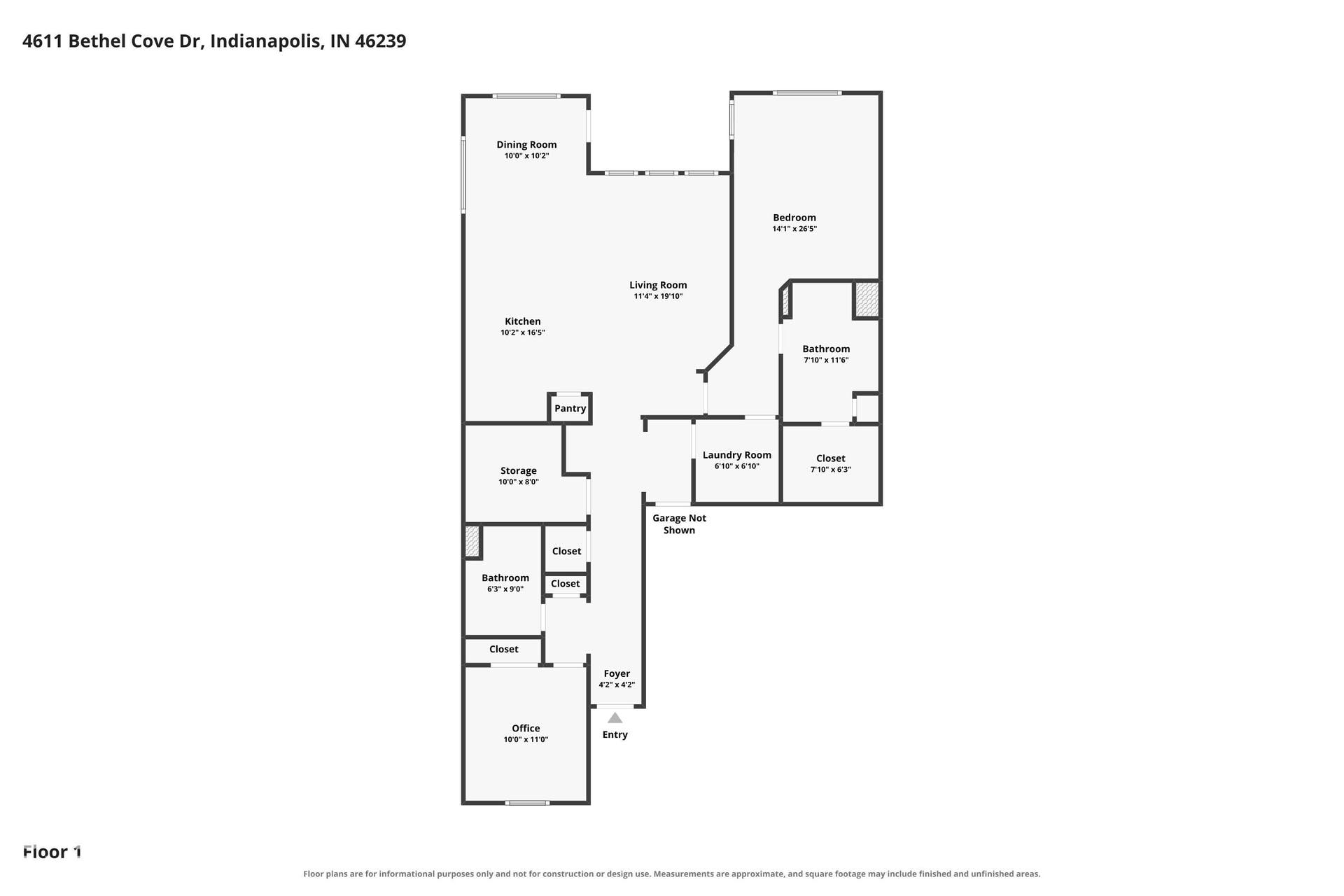 4611 Bethel Cove Drive, Indianapolis, IN 46239