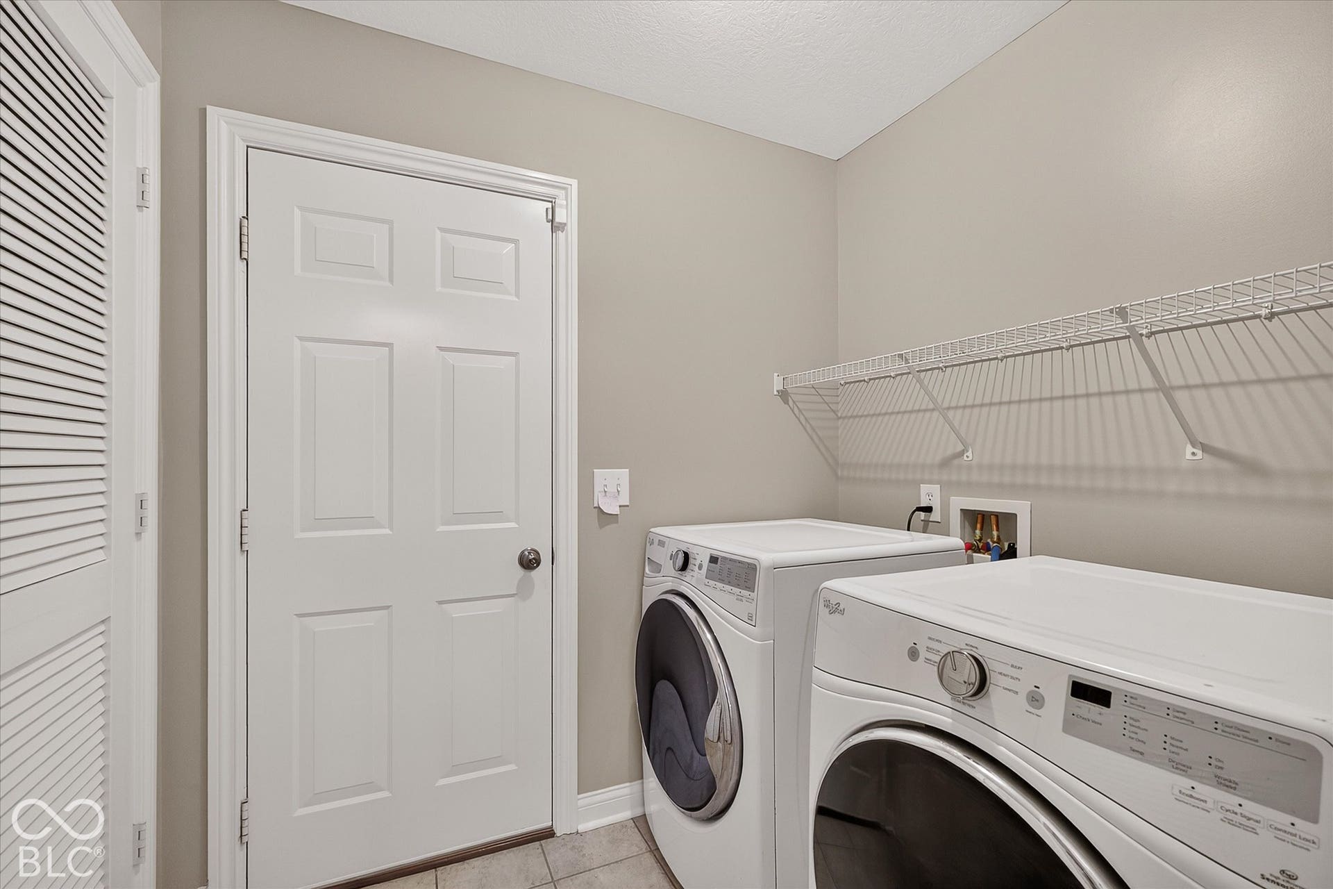 Washer and dryer stays.