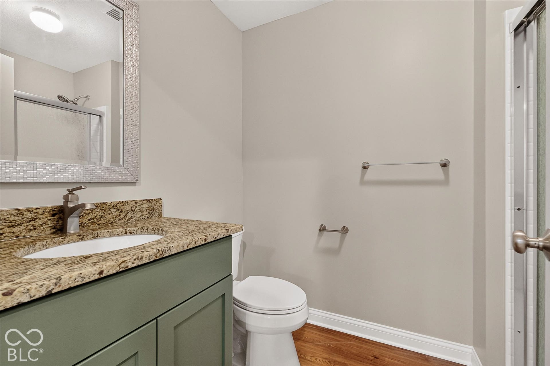 Full bathroom in the basement.