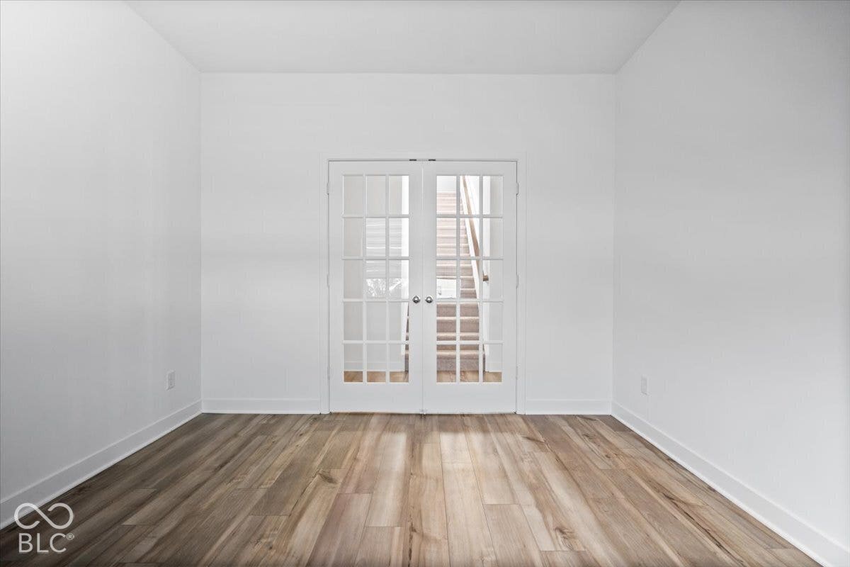 Office features French Doors