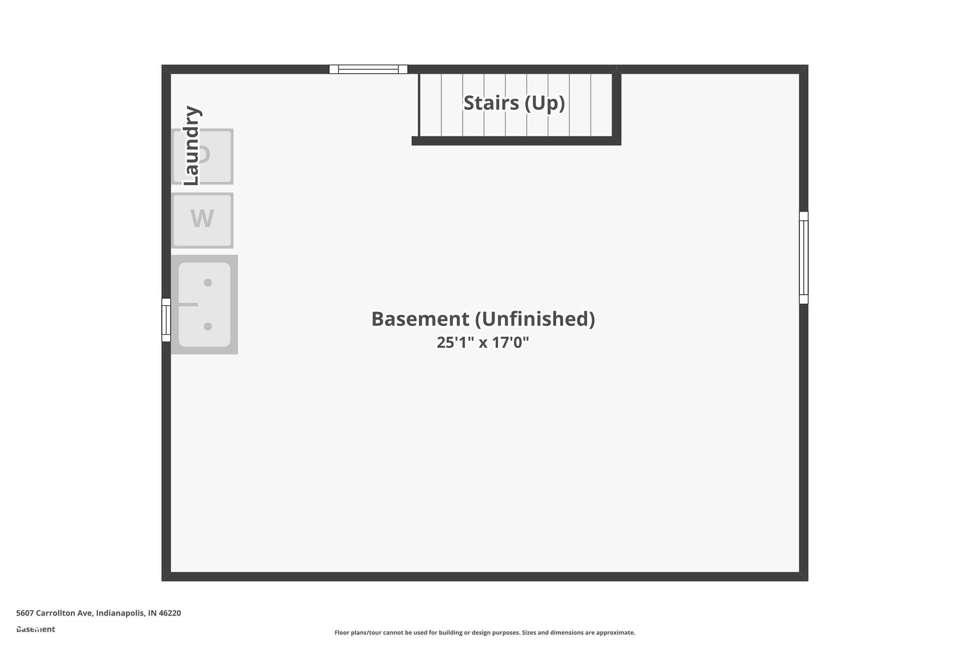Basement floor plan