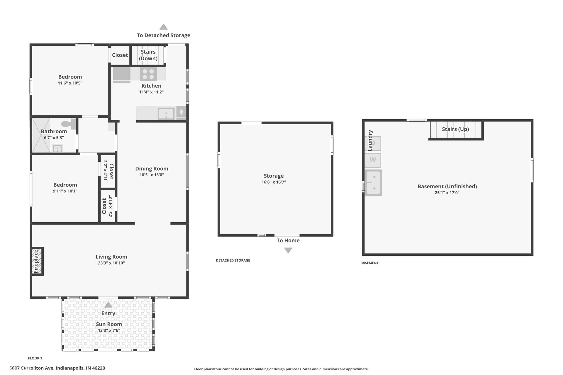 Combined floor plan
