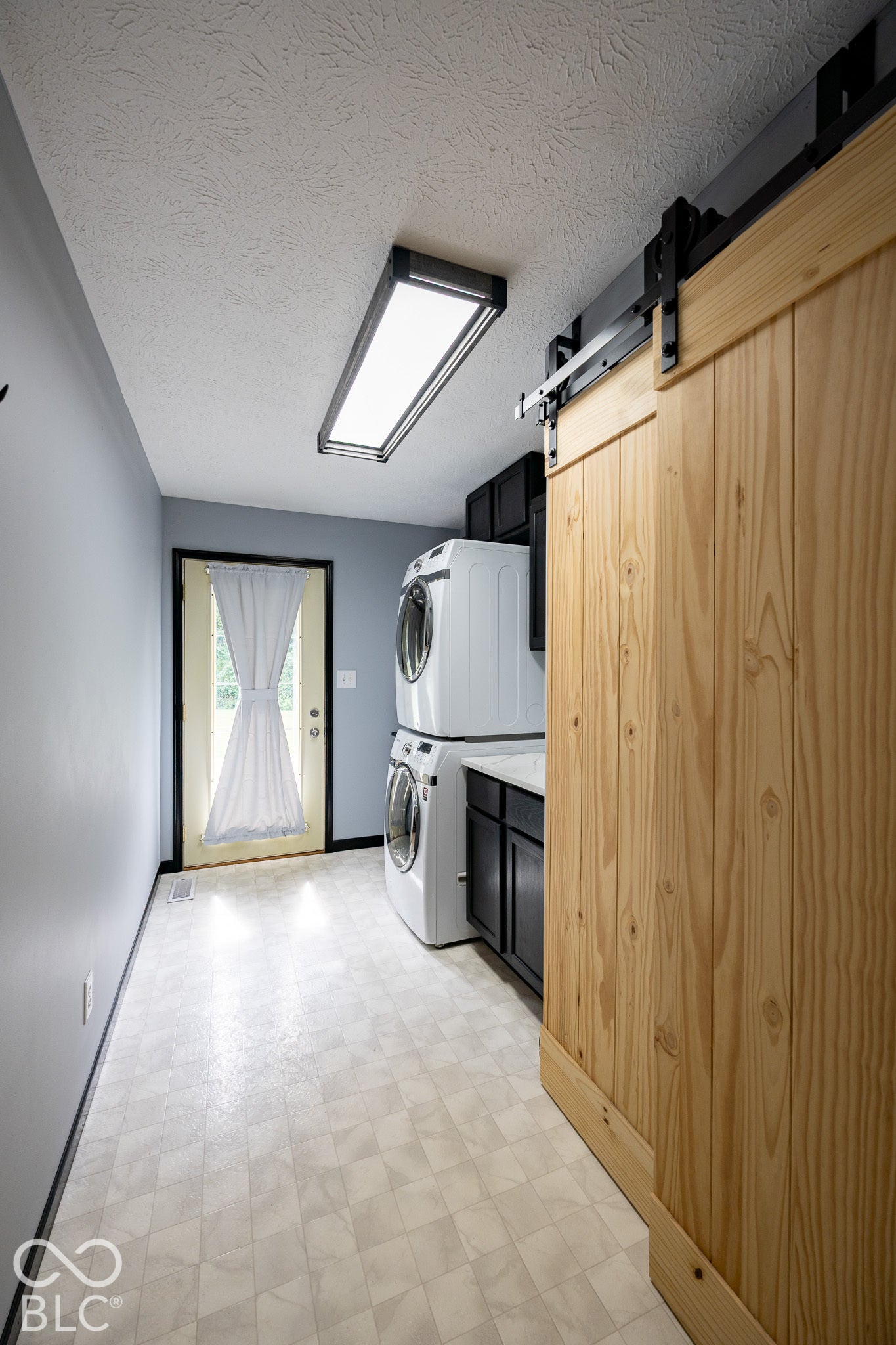 Pantry is located just off the kitchen near the utility sink