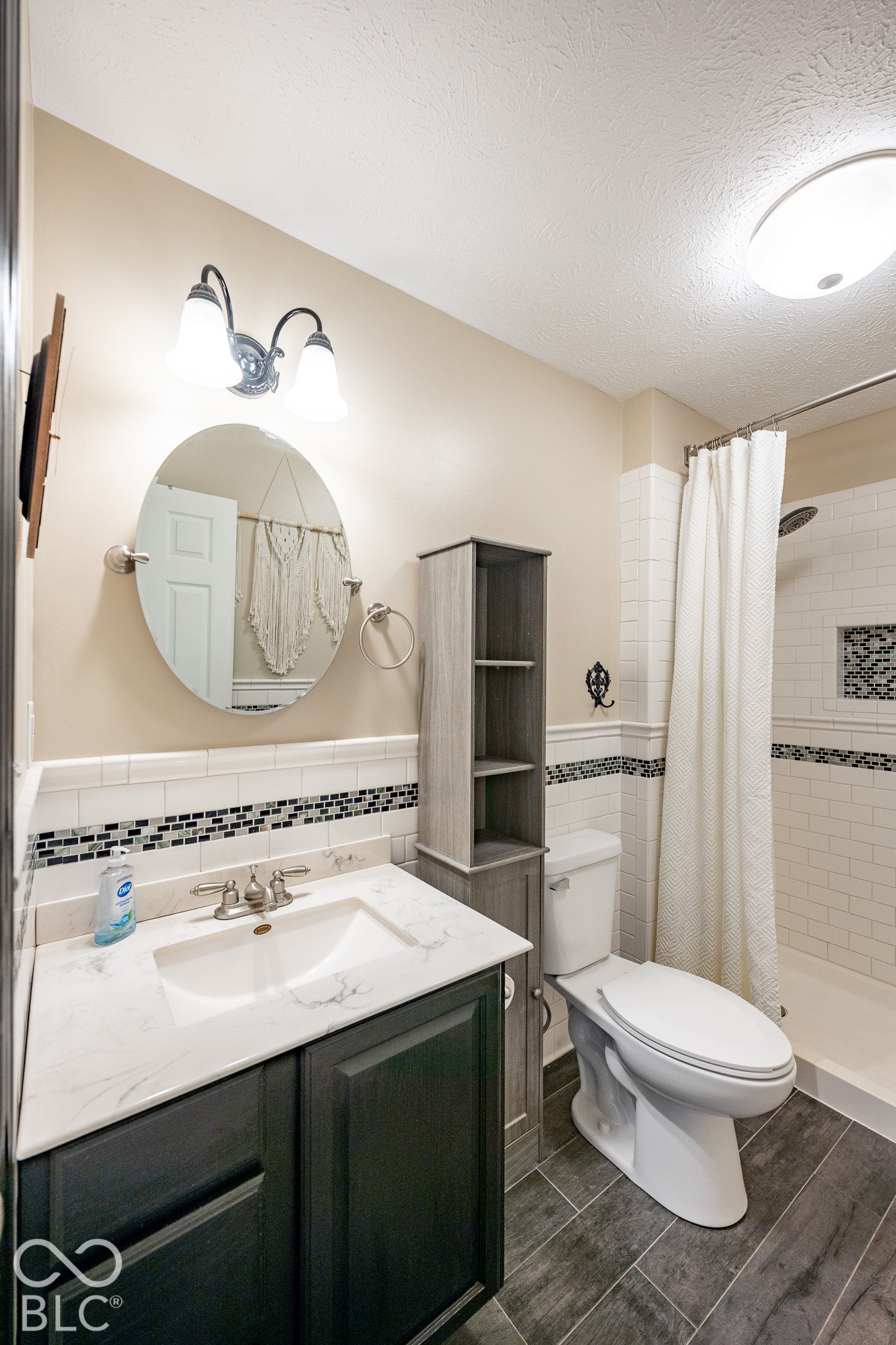 updated second bathroom