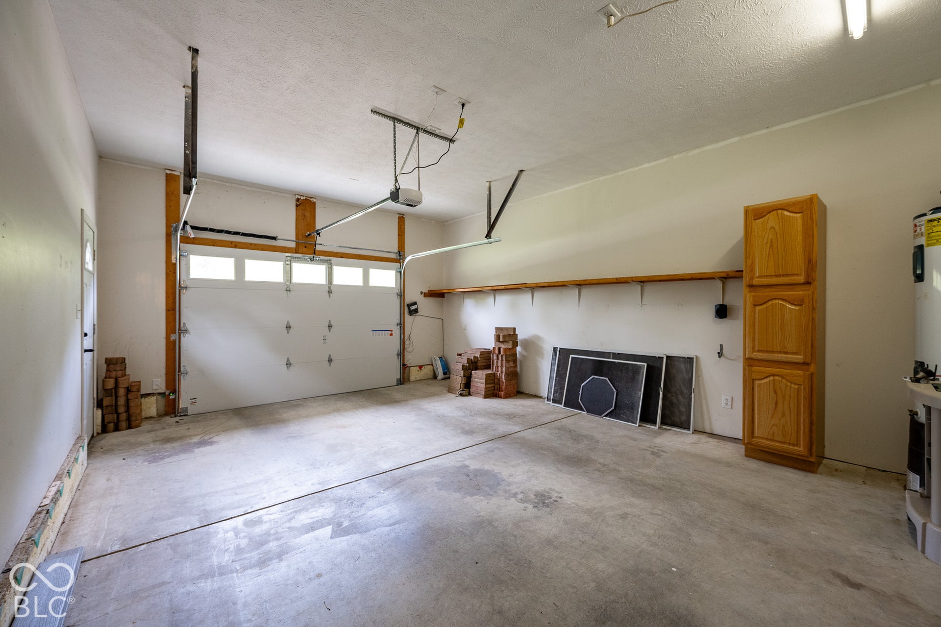 Private garage entrance for the in-law suite, extra wide garage door for easy maneuverability.