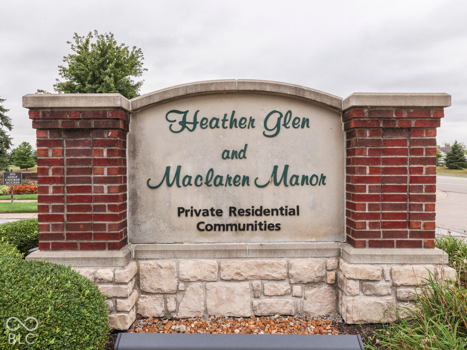 A private gated community in Franklin, Indiana