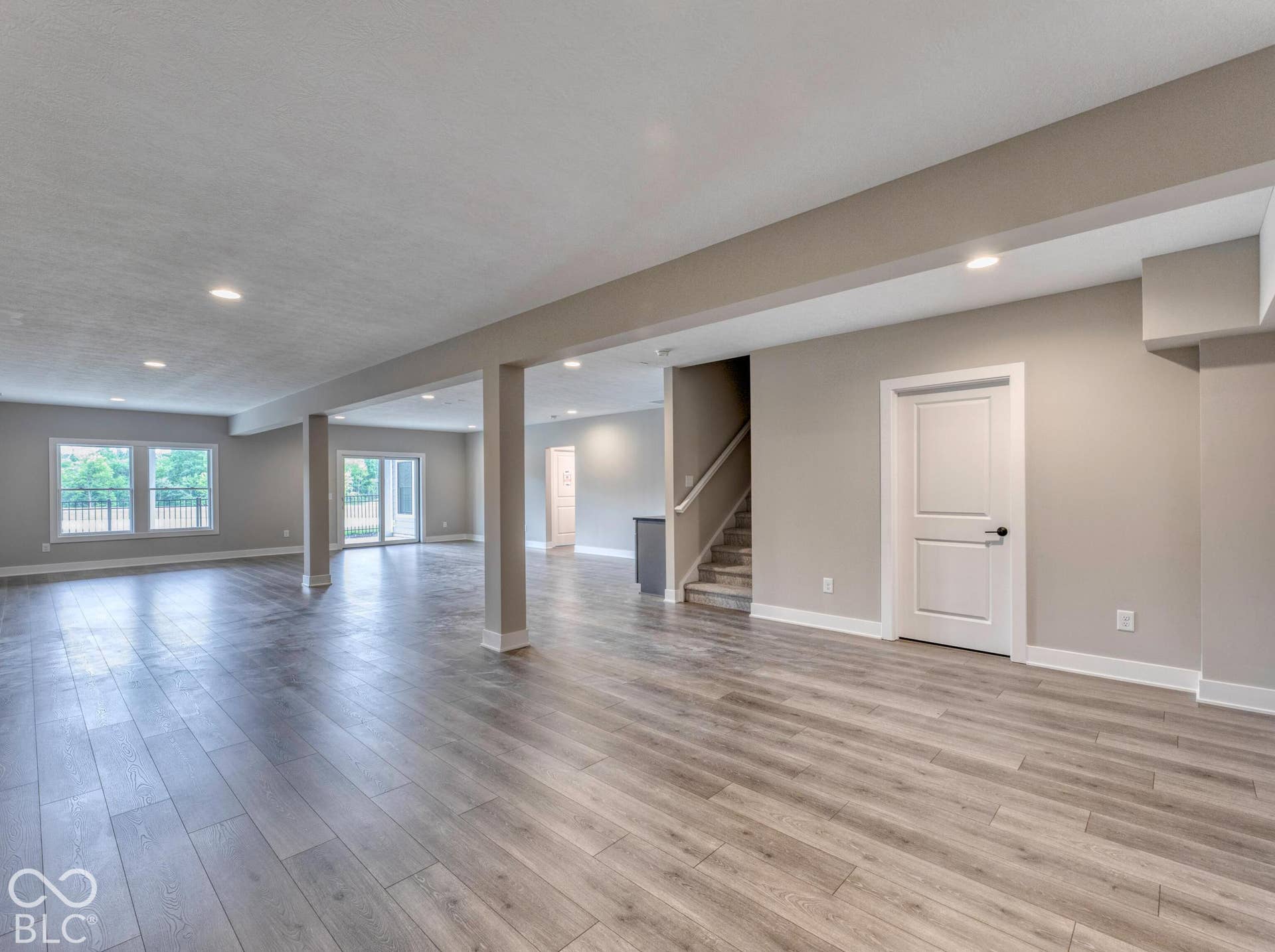 Walk-out Basement-Family Room. Photo shown is of a similar home/floor plan. Actual home may differ.