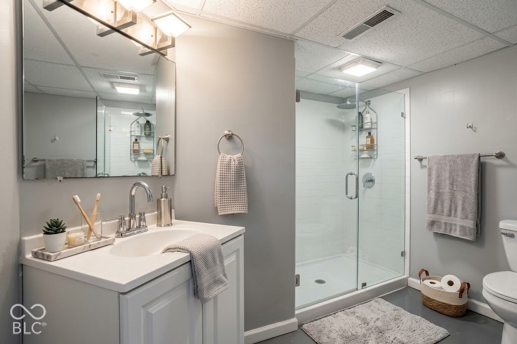 Virtually Altered - White vanity with integrated sink and chrome faucet
