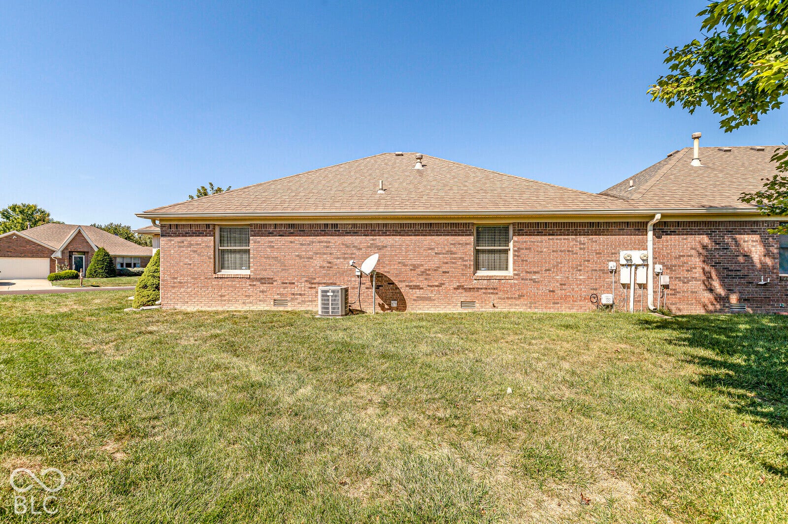 This property offers plenty of room between neighbors