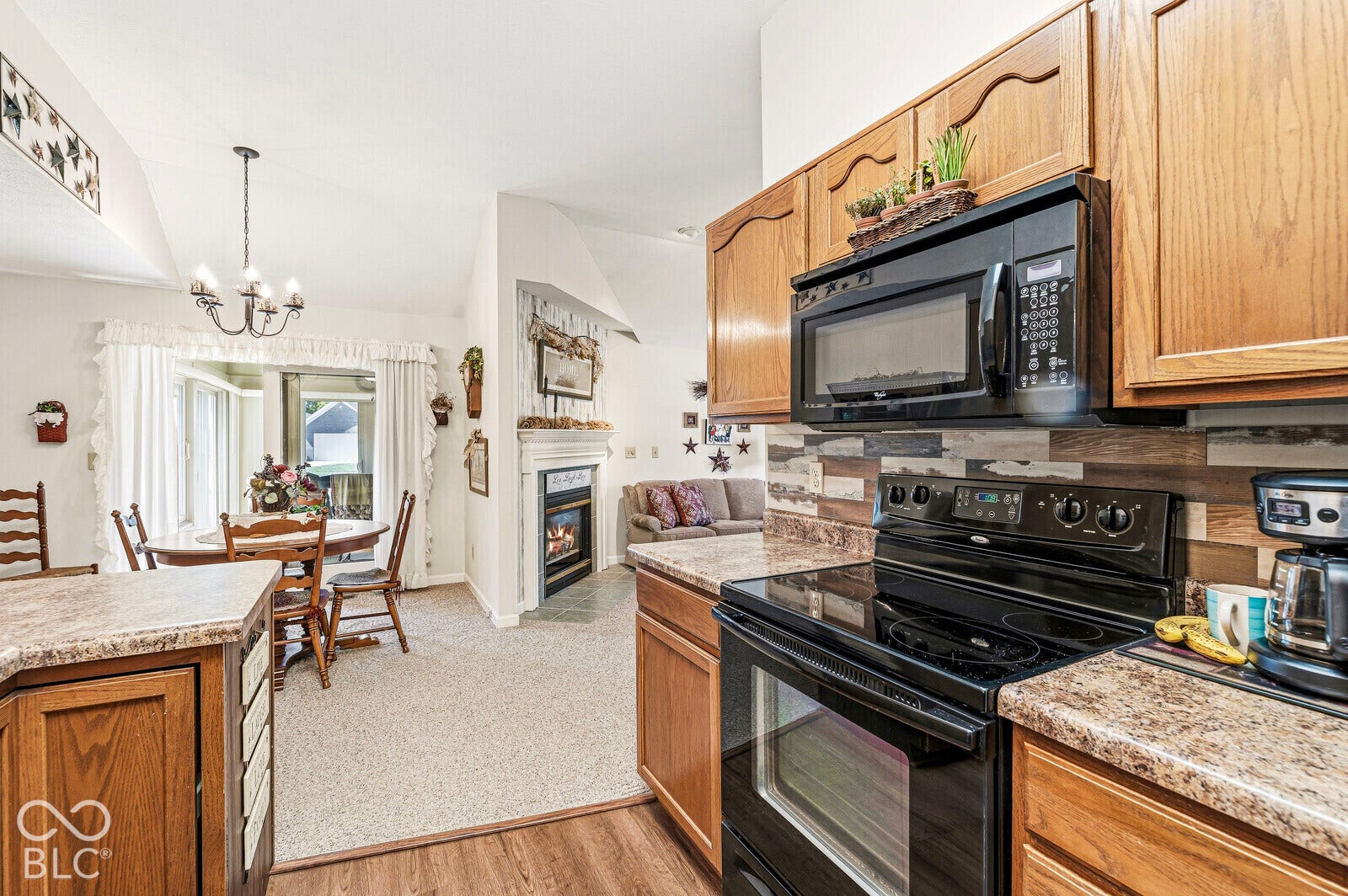 Includes all kitchen appliances & updated flooring