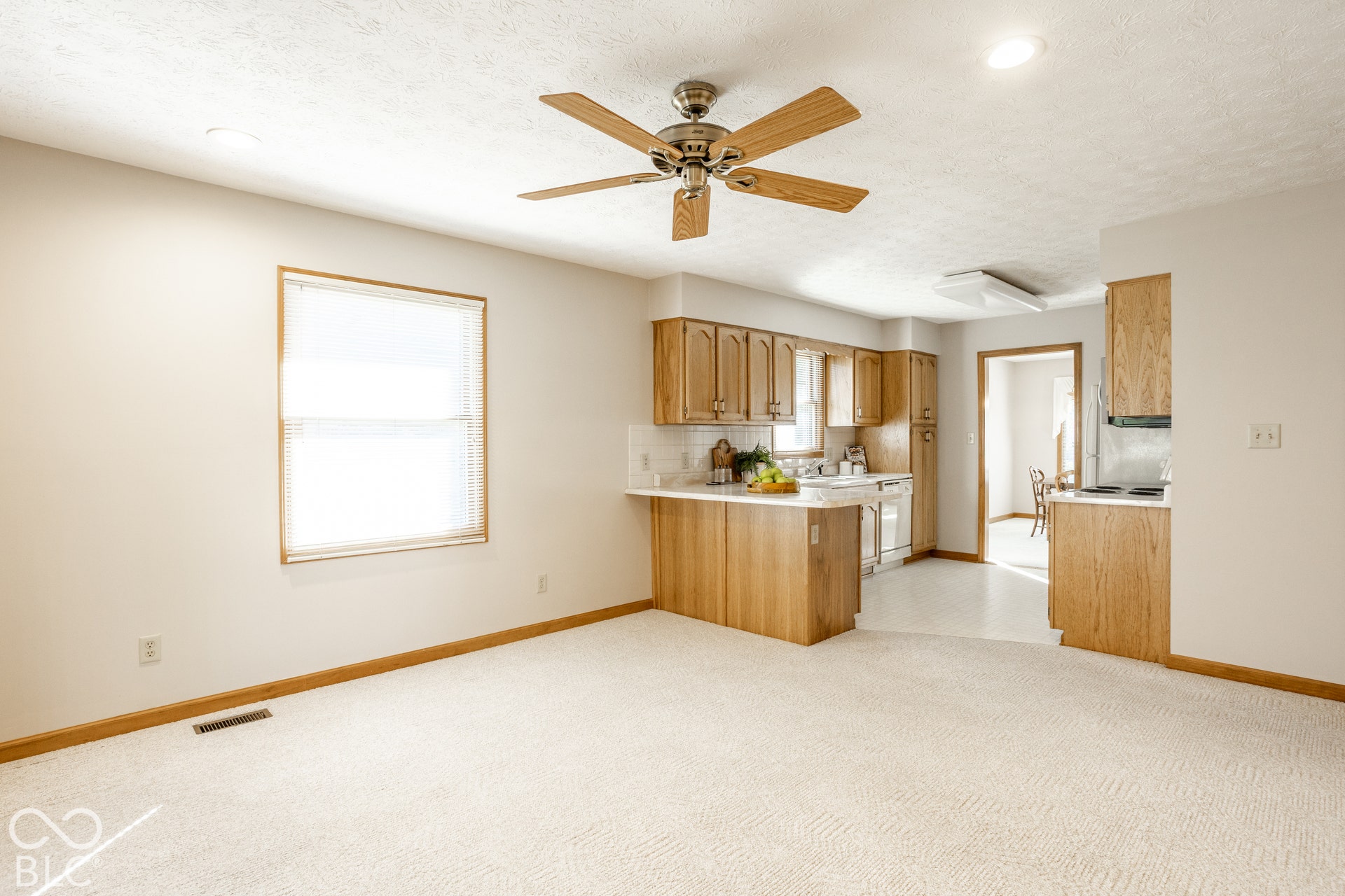 Kitchen is open to Breakfast Room