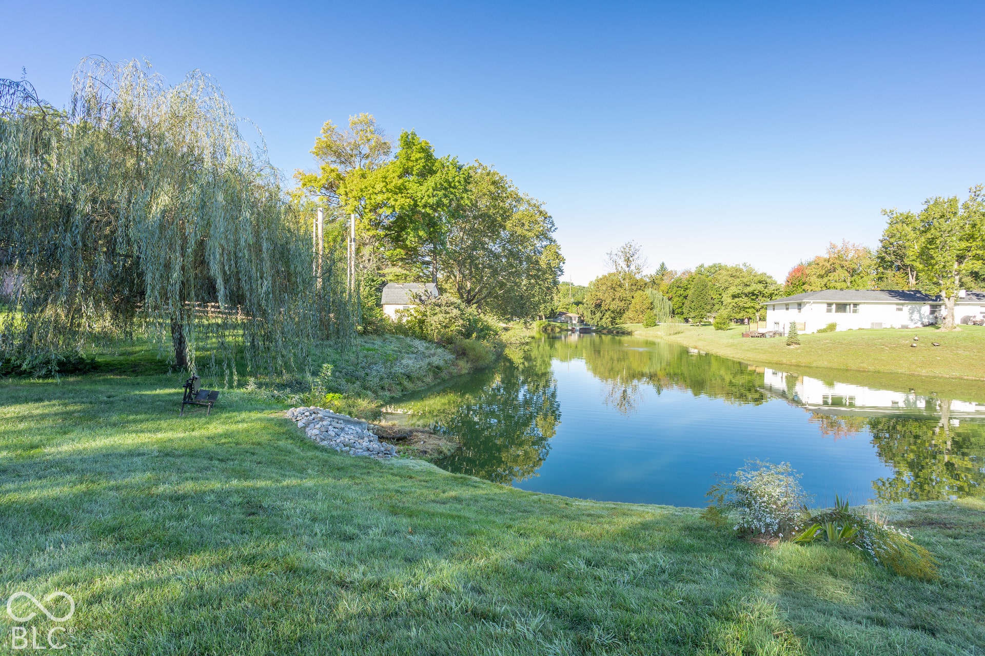 West facing pond views for incredible sunsets!