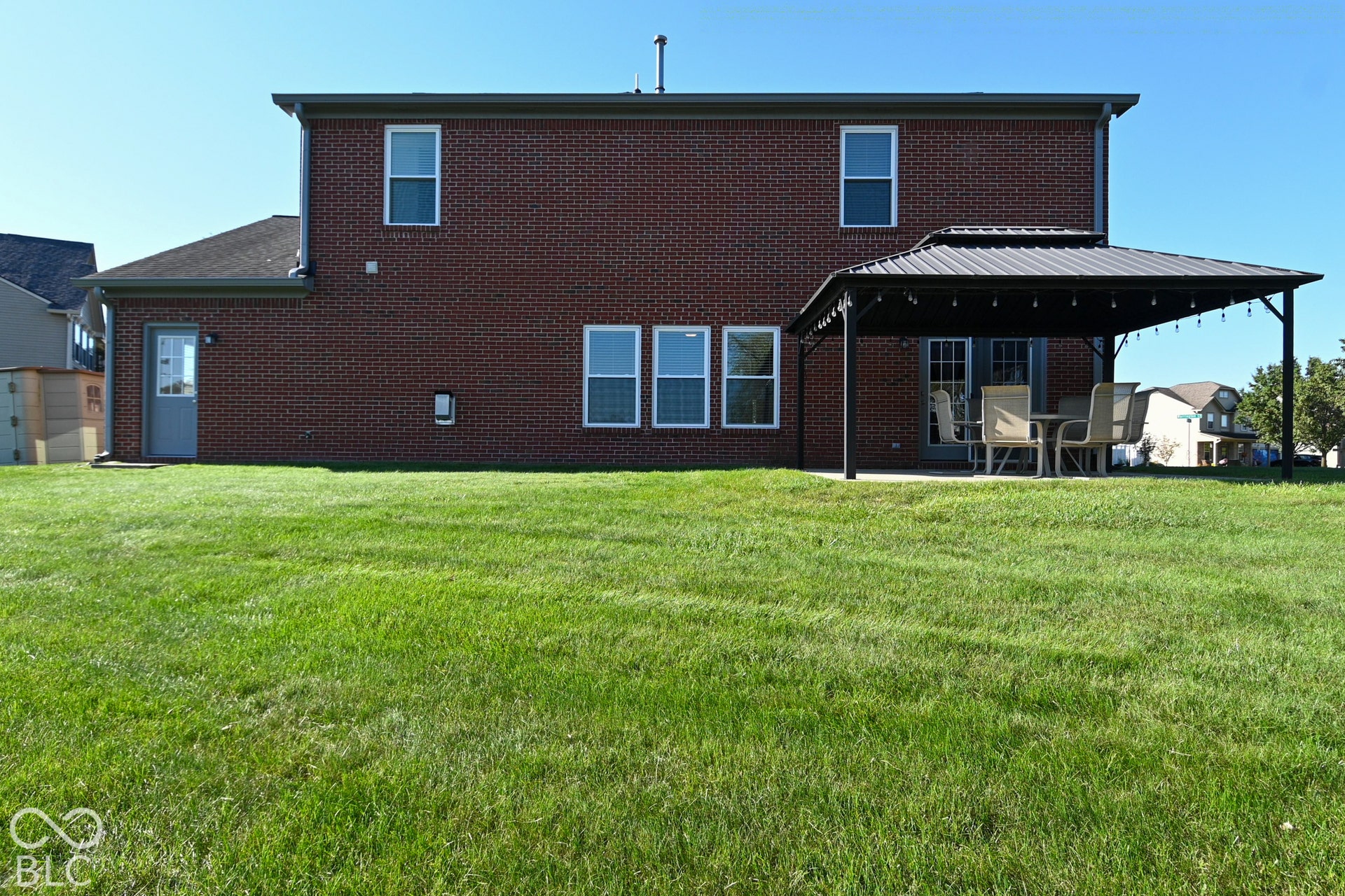 195 Warrington Court, Pittsboro, IN 46167 Rear Exterior with Gazebo