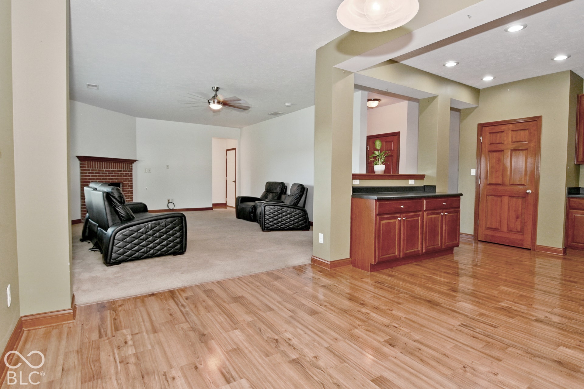 195 Warrington Court, Pittsboro, IN 46167 Breakfast Room leading into the Great Room