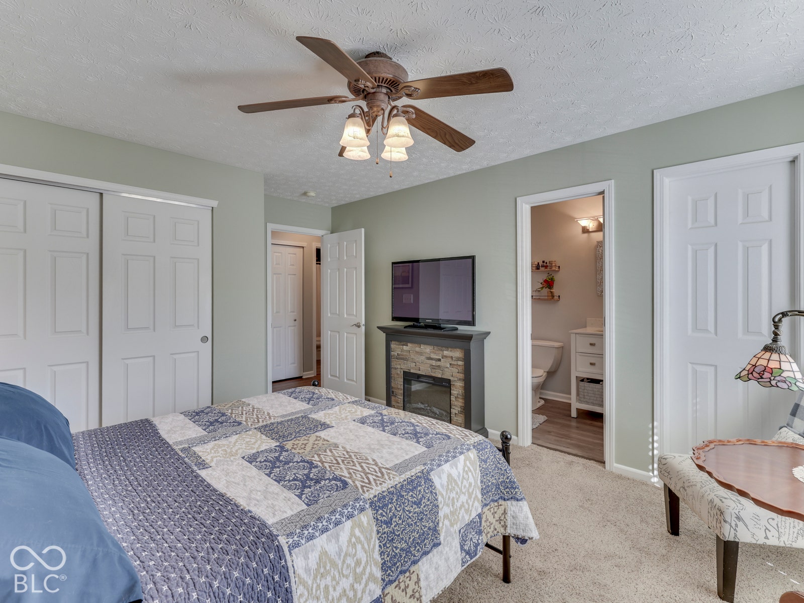 Another view of the primary bedroom.