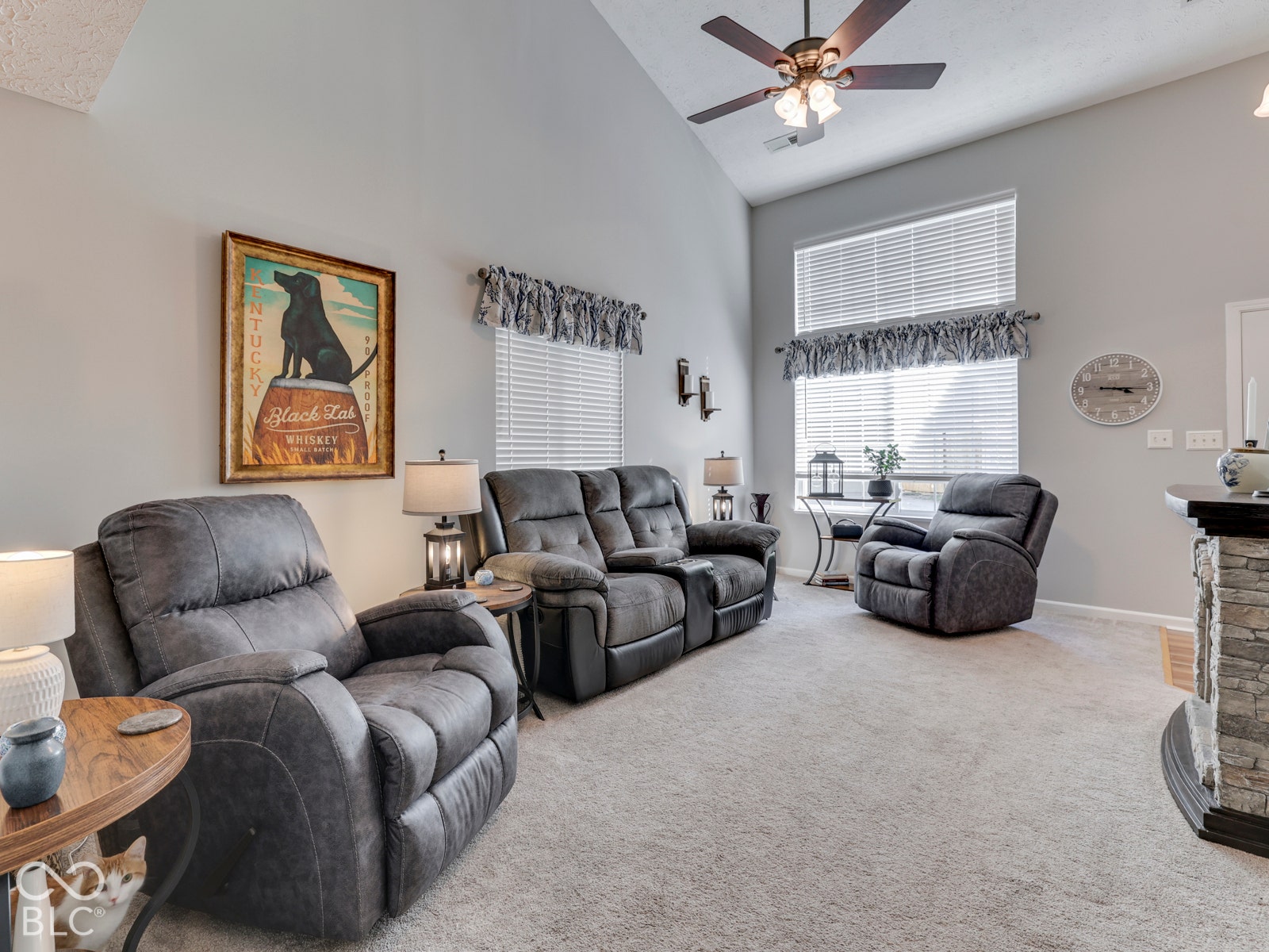 Another view of this room showing great amount of natural light