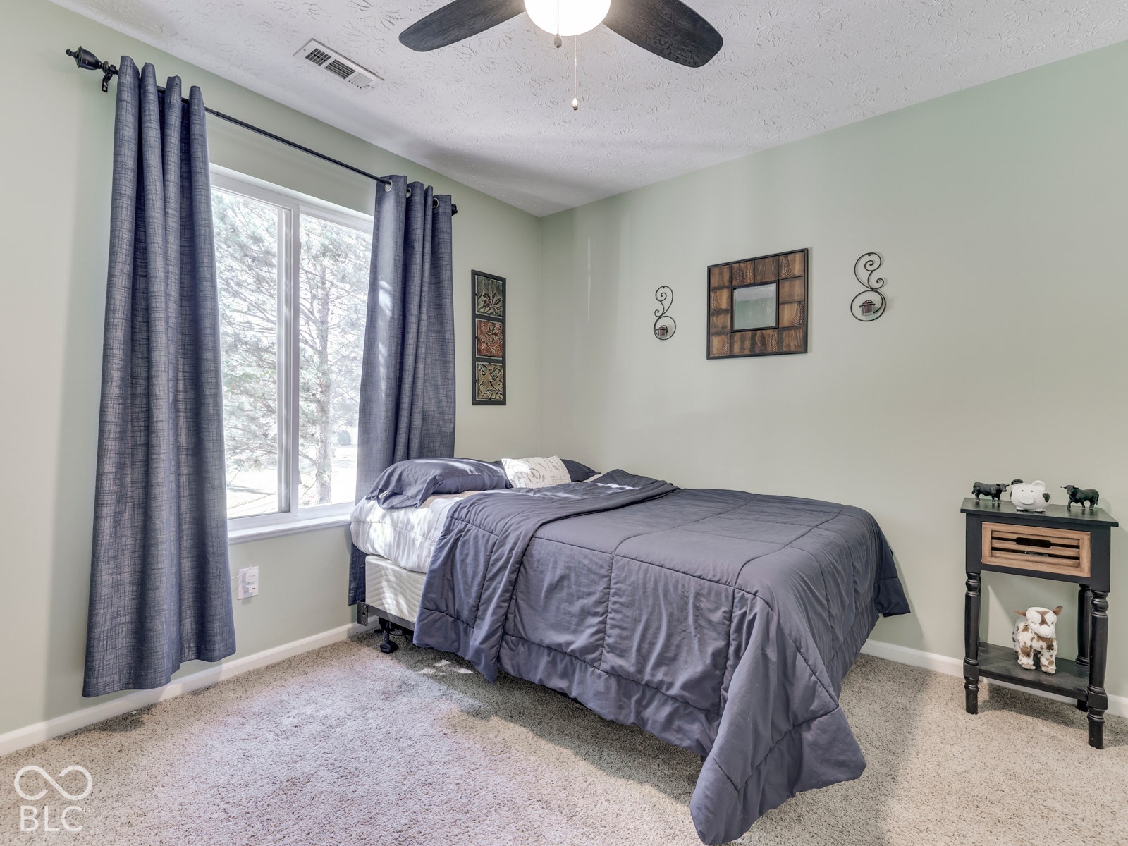Comfortable second bedroom with great natural light.