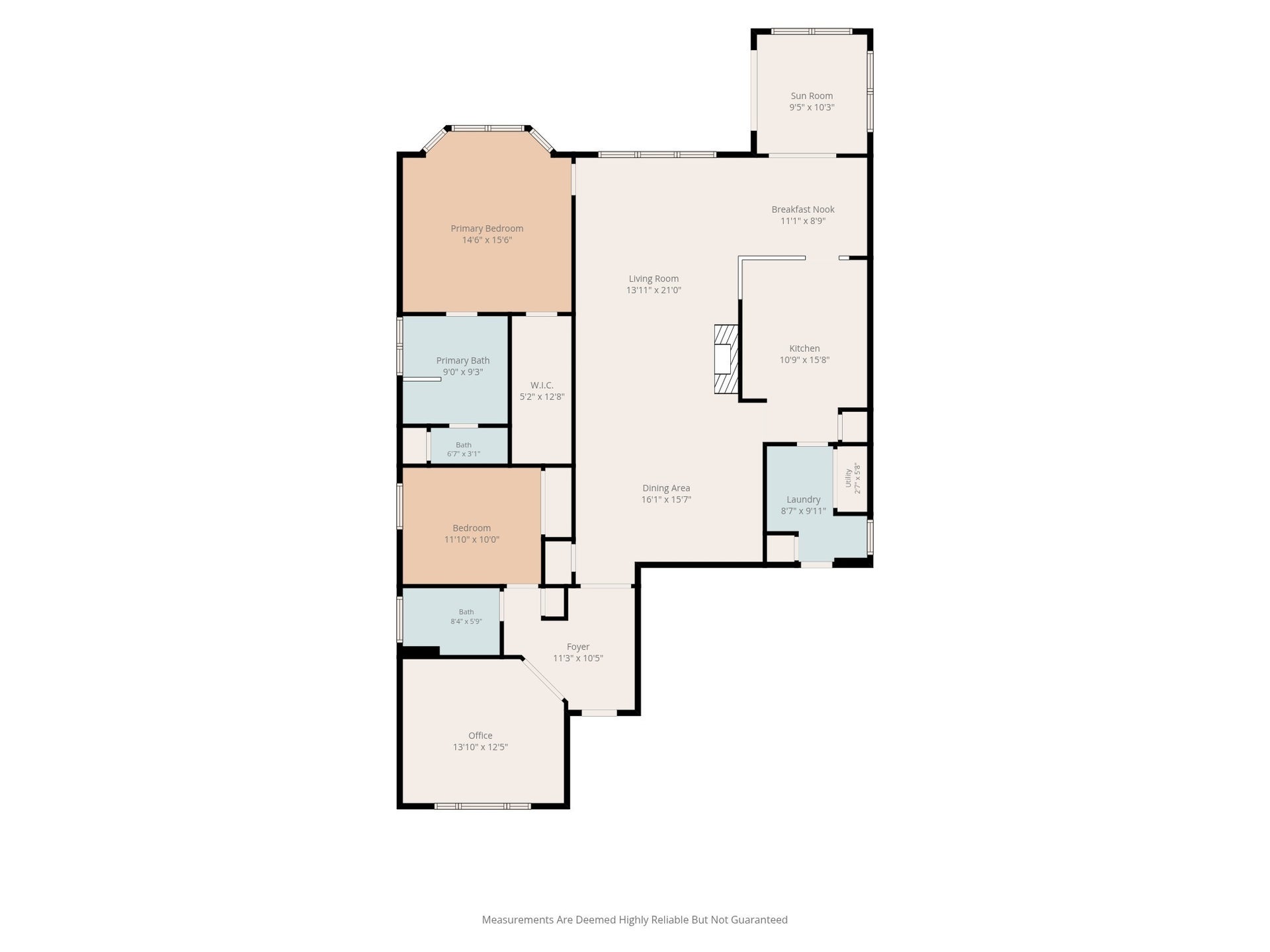 The floor plan.